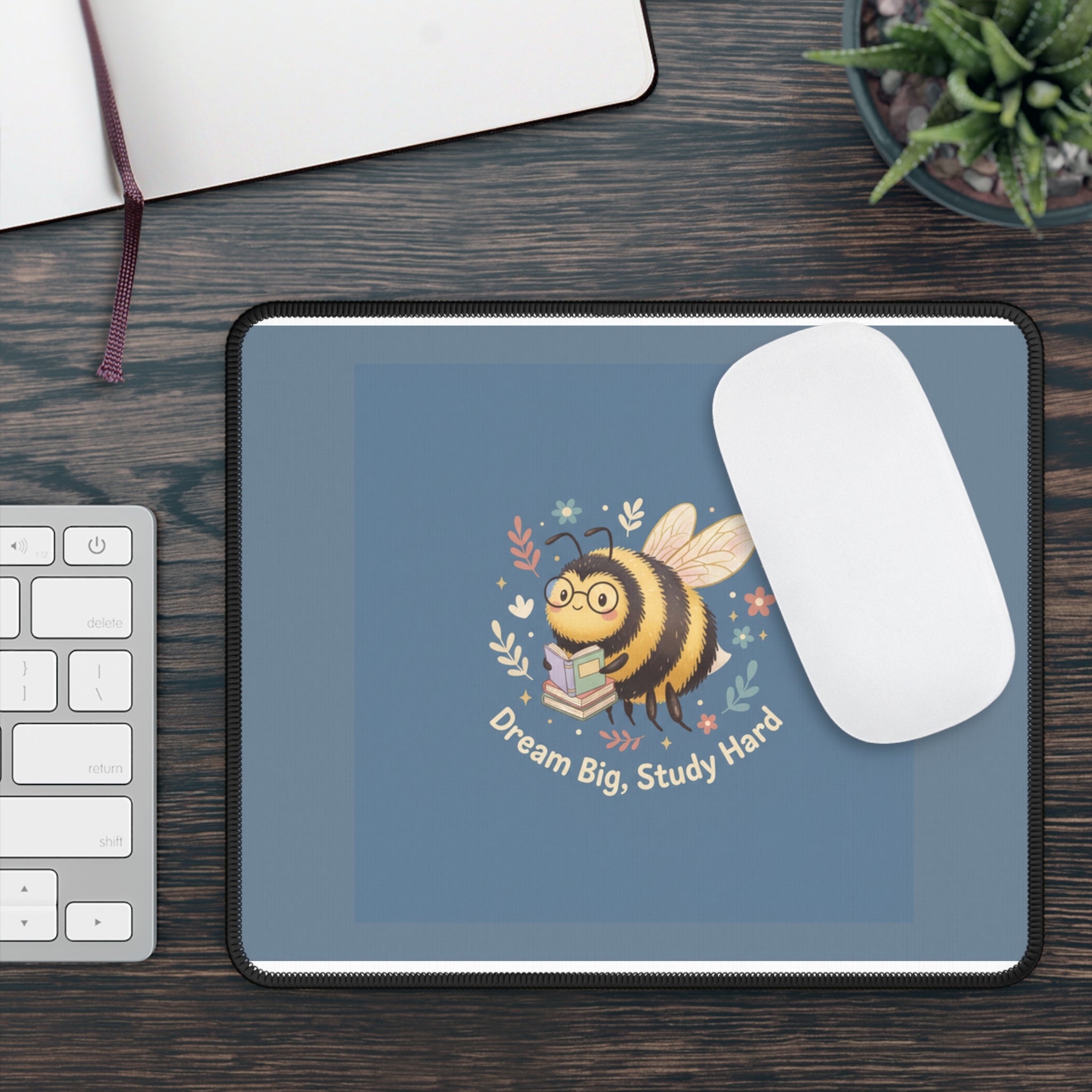 Bee Mouse Pad – Dream Big Study Hard