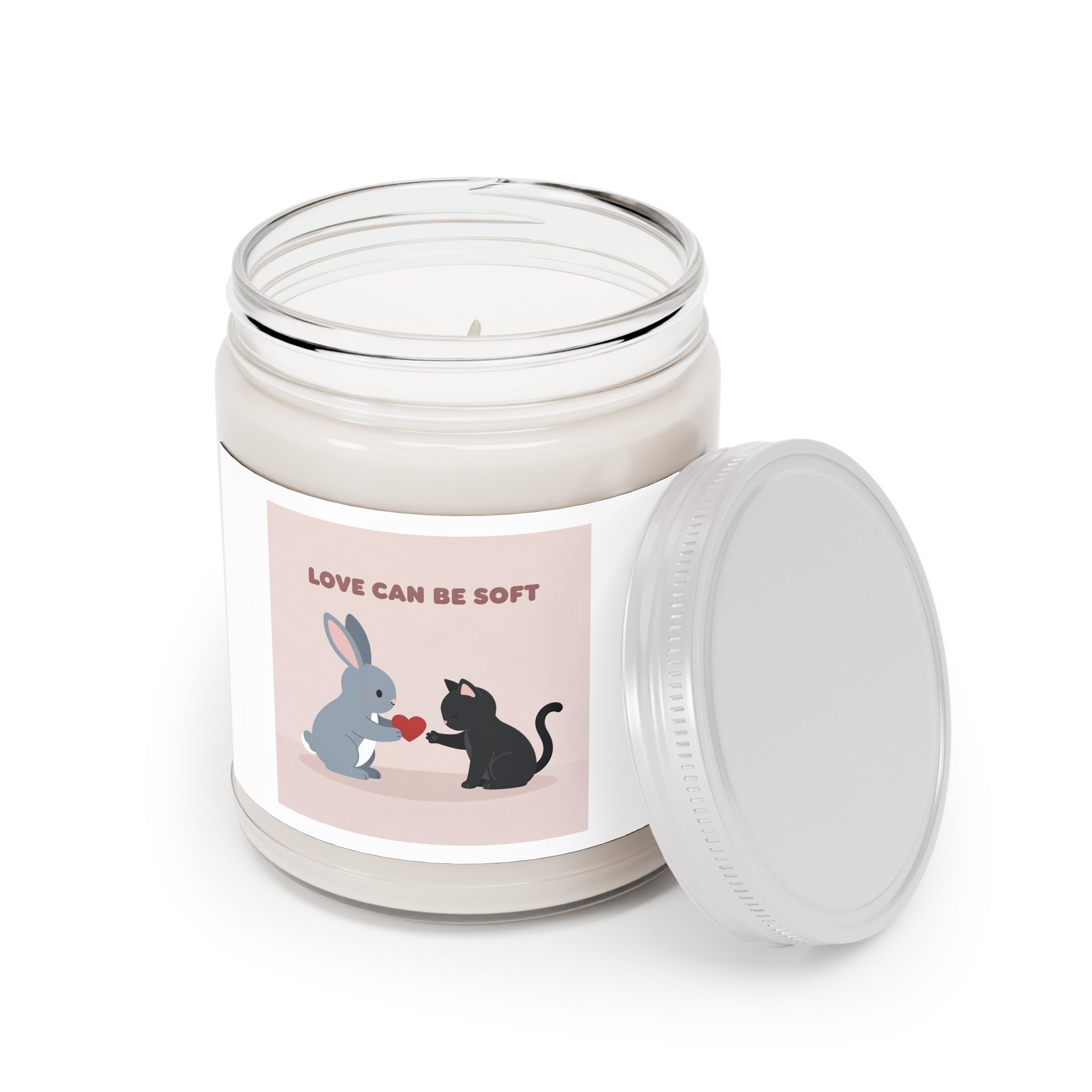 LOVE CAN BE SOFT Rabbit, cat Scented Candle