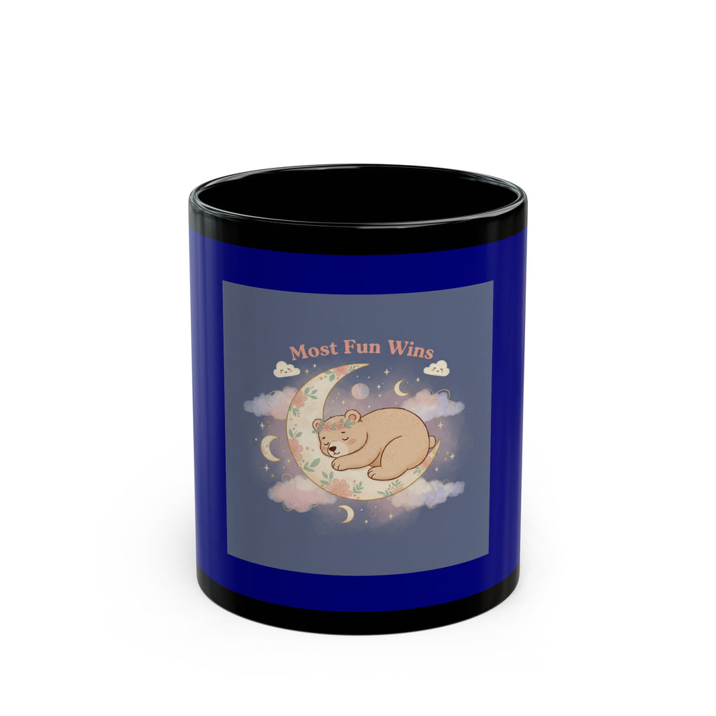 Bear Black Mug 11oz – Most Fun Wins