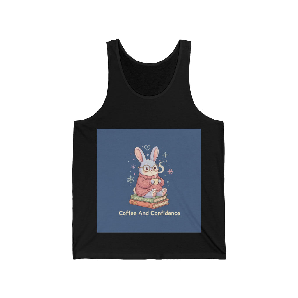 Bunny Tank Top – Coffee and Confidence