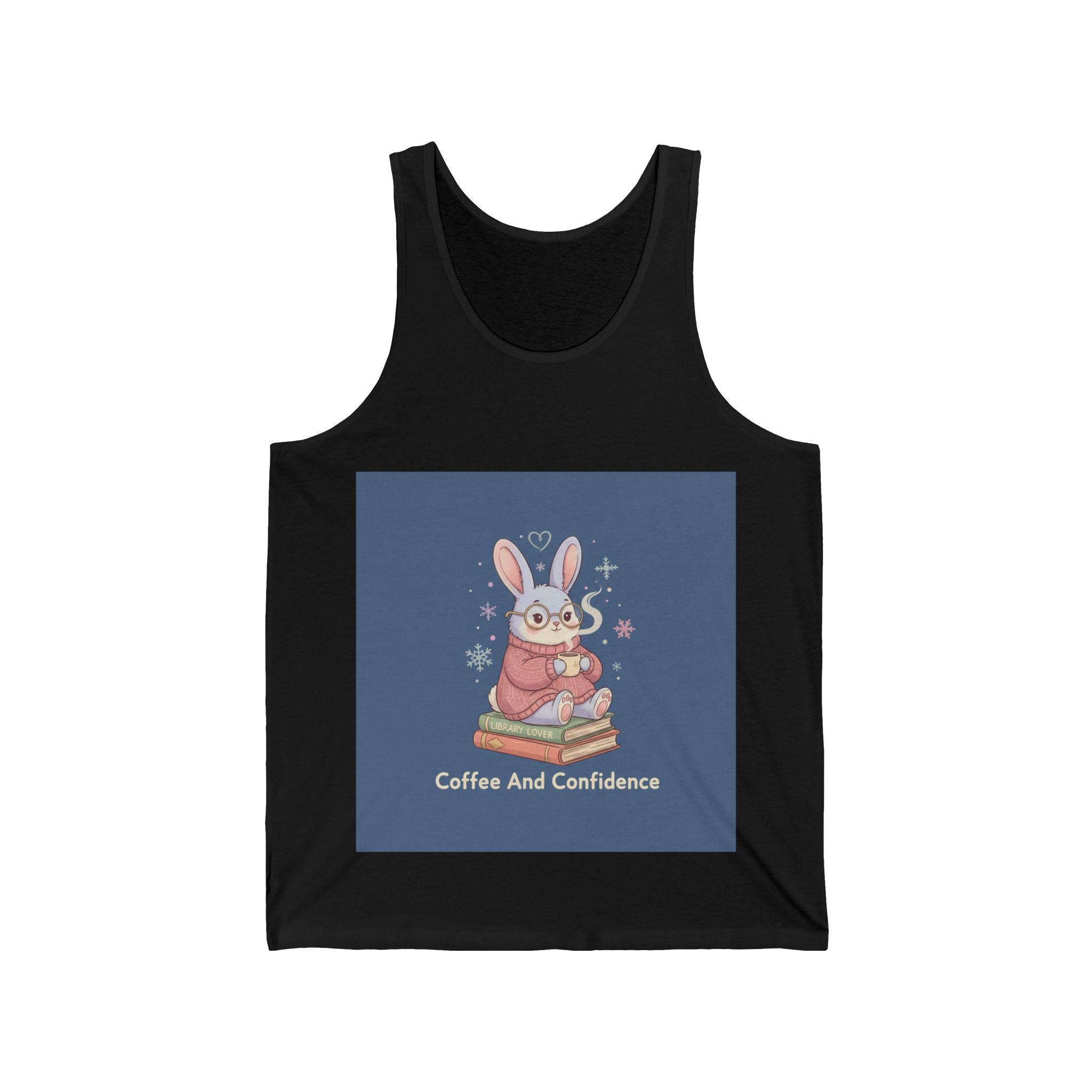 Bunny Tank Top – Coffee and Confidence