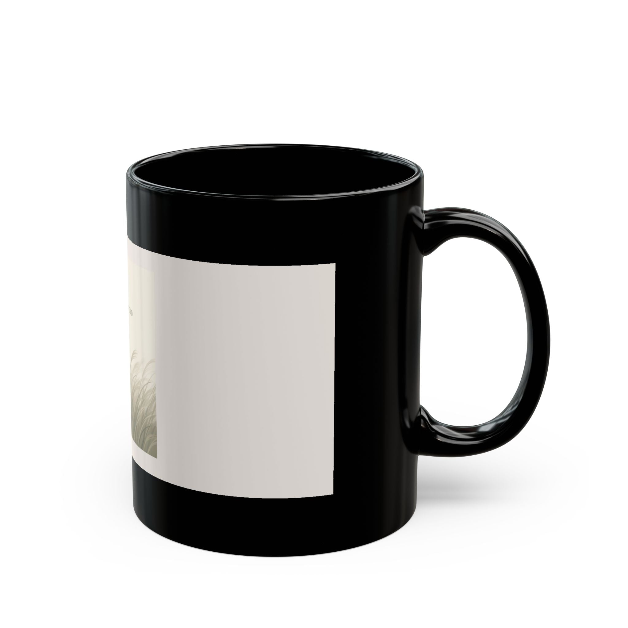 "LET THINGS UNFOLD" Black Cat Black Mug | College Girl Gift | Fashion | KayKay Classics