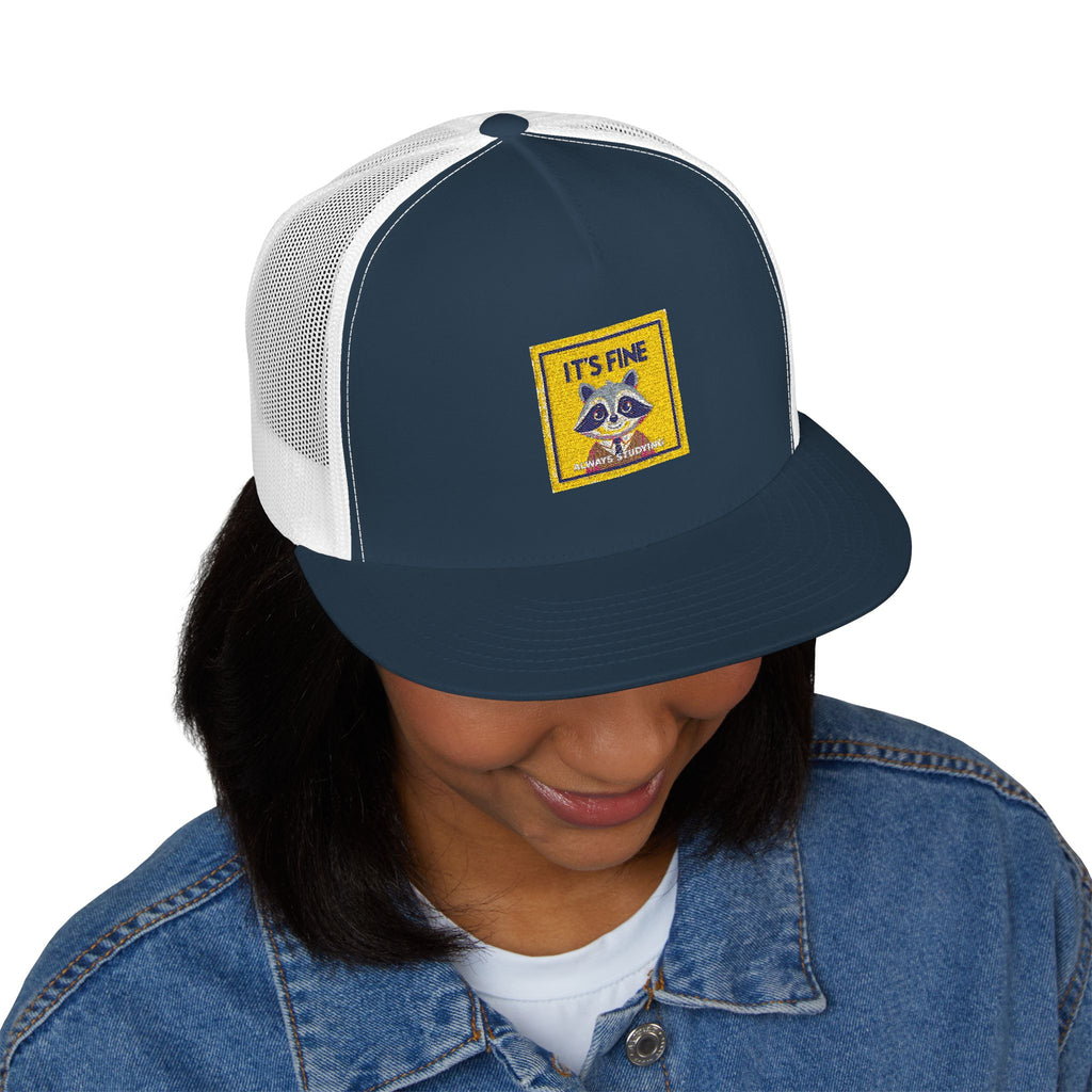 remix always studying - KayKay Trucker Cap