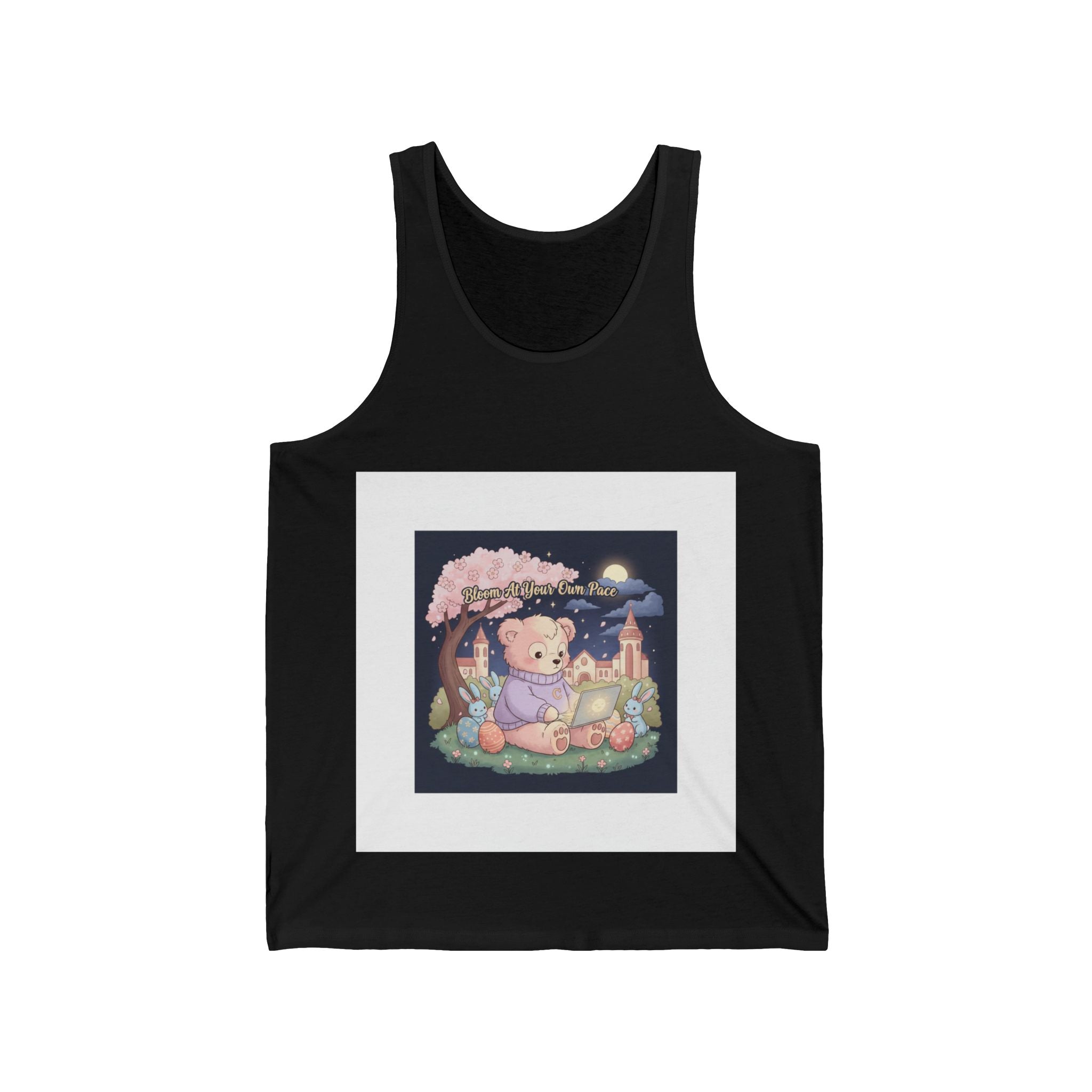 Bear Tank Top – Bloom at Your Own Pace