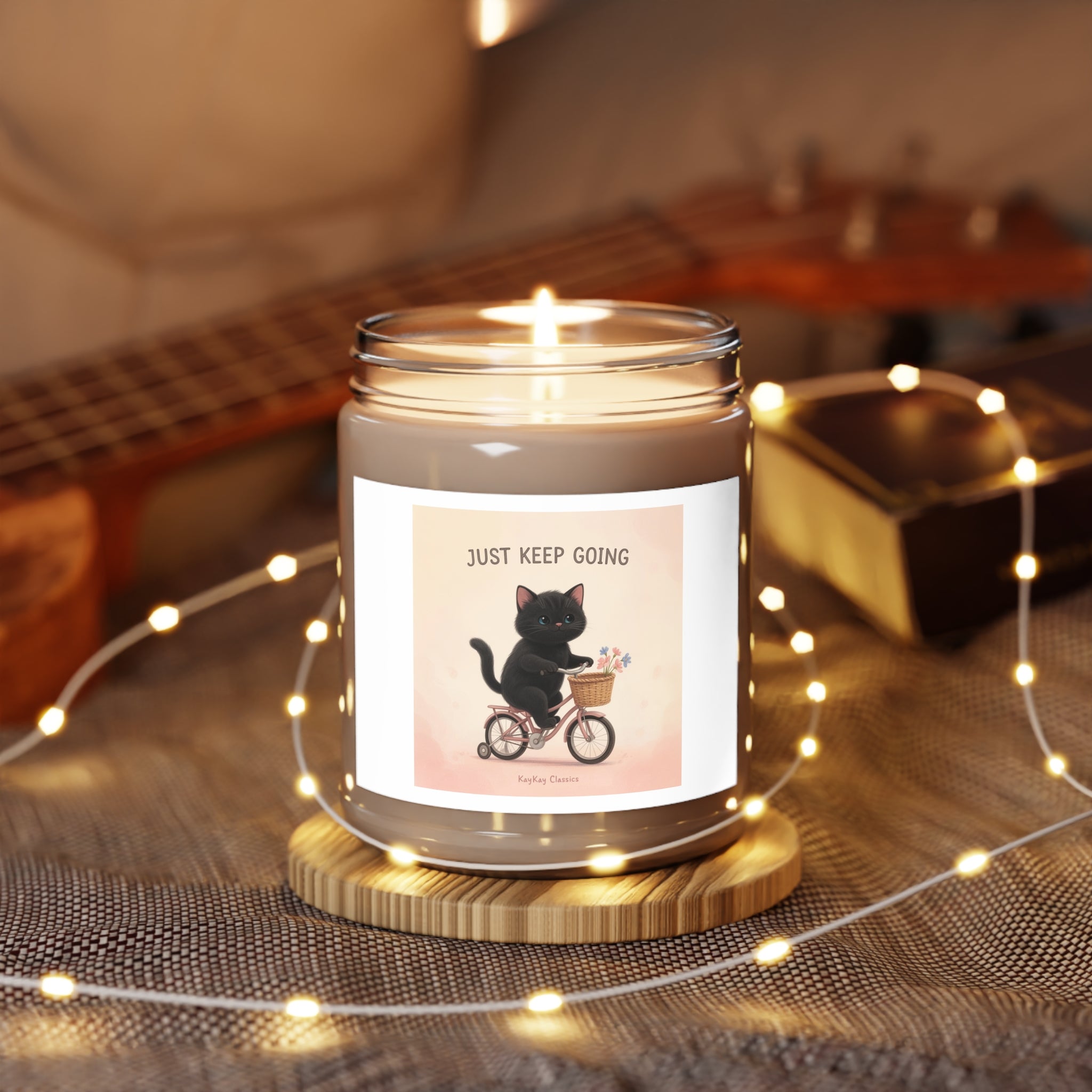 JUST KEEP GOING Cat Scented Candle