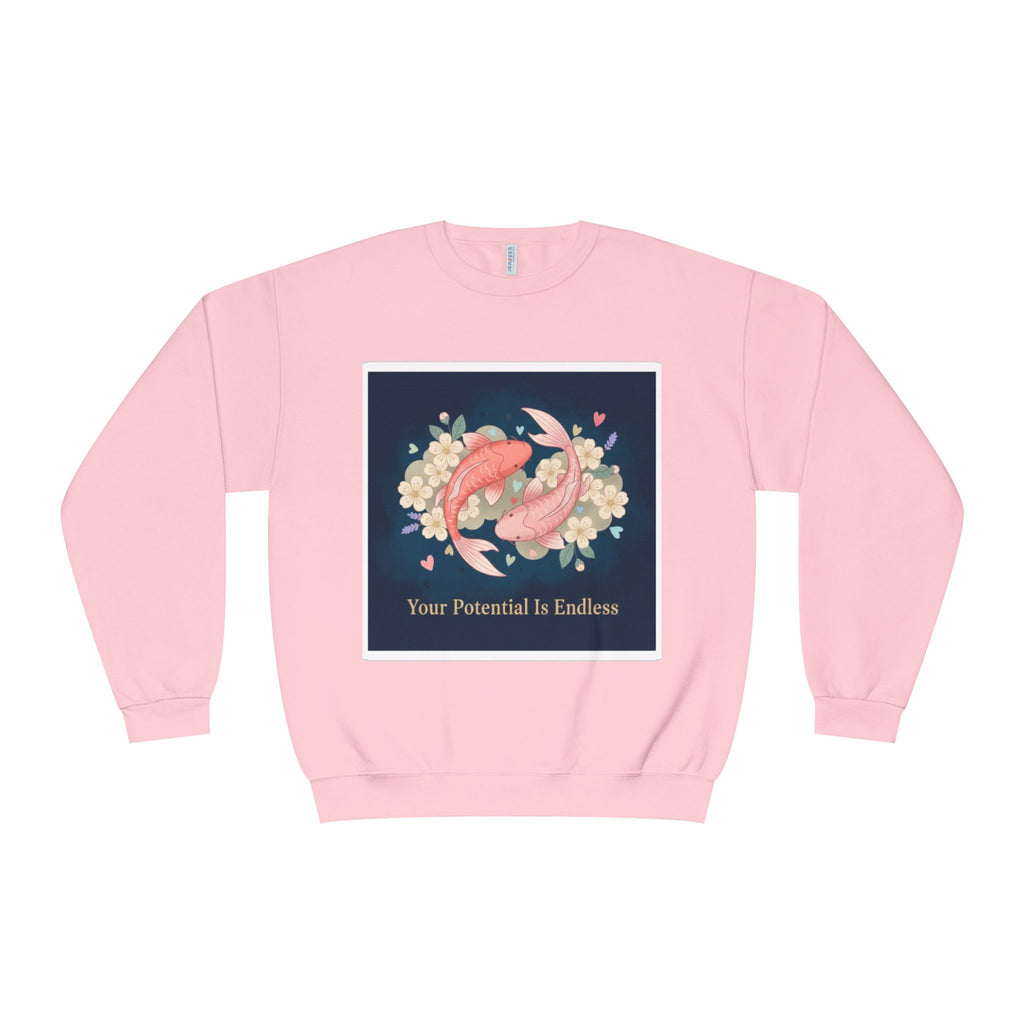 Koi Crewneck Sweatshirt – Your Potential is Endless