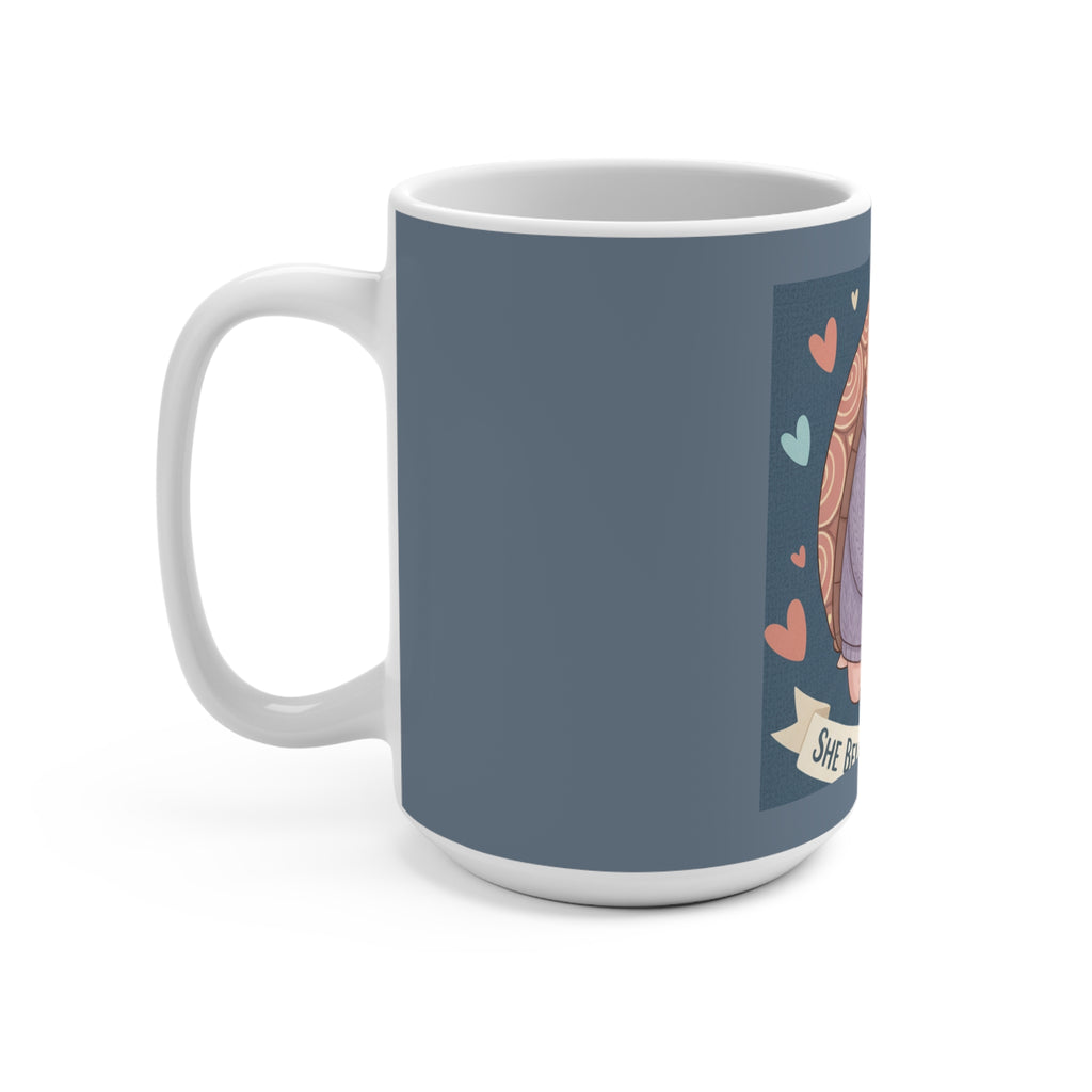 Turtle Mug 15oz – She Believed She Could