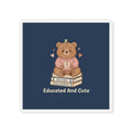 Bear Die-Cut Magnet – Educated and Cute