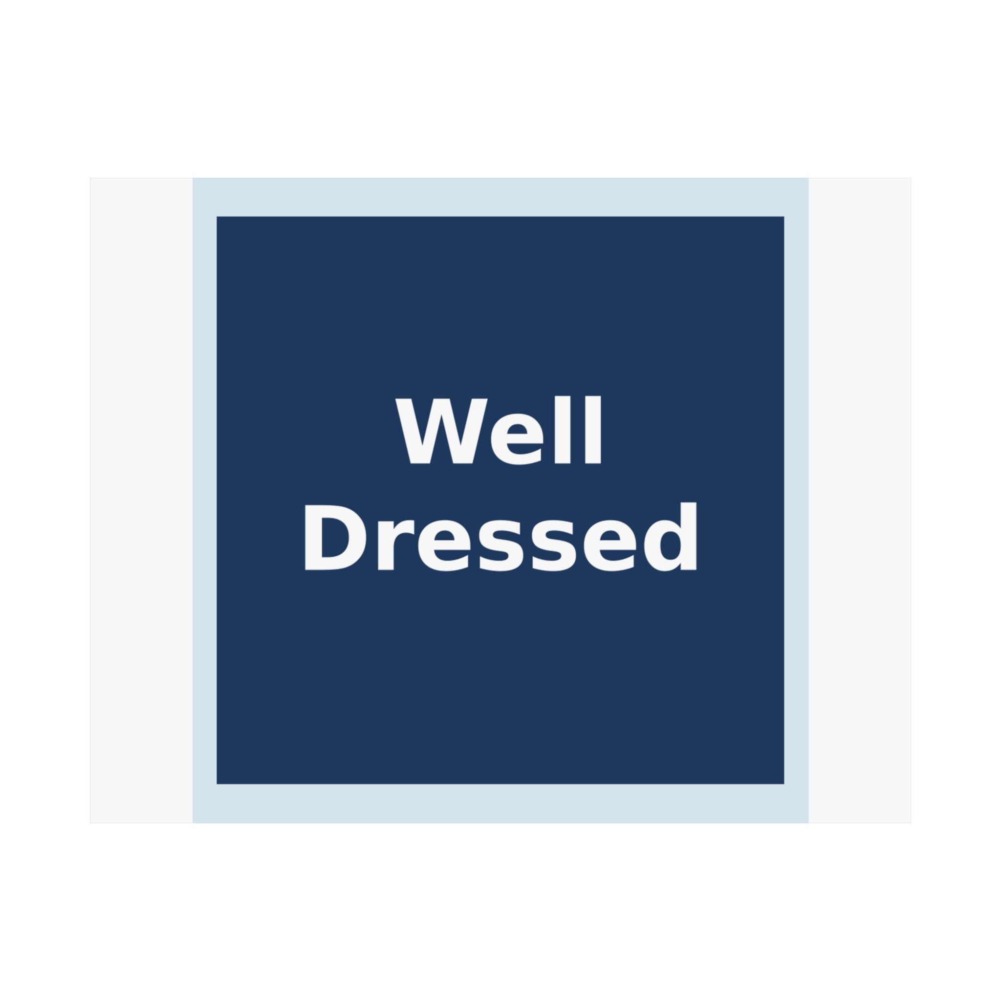 "Well Dressed" Black Cat Poster | Trendy Gift for Her | Lifestyle | KayKay Classics