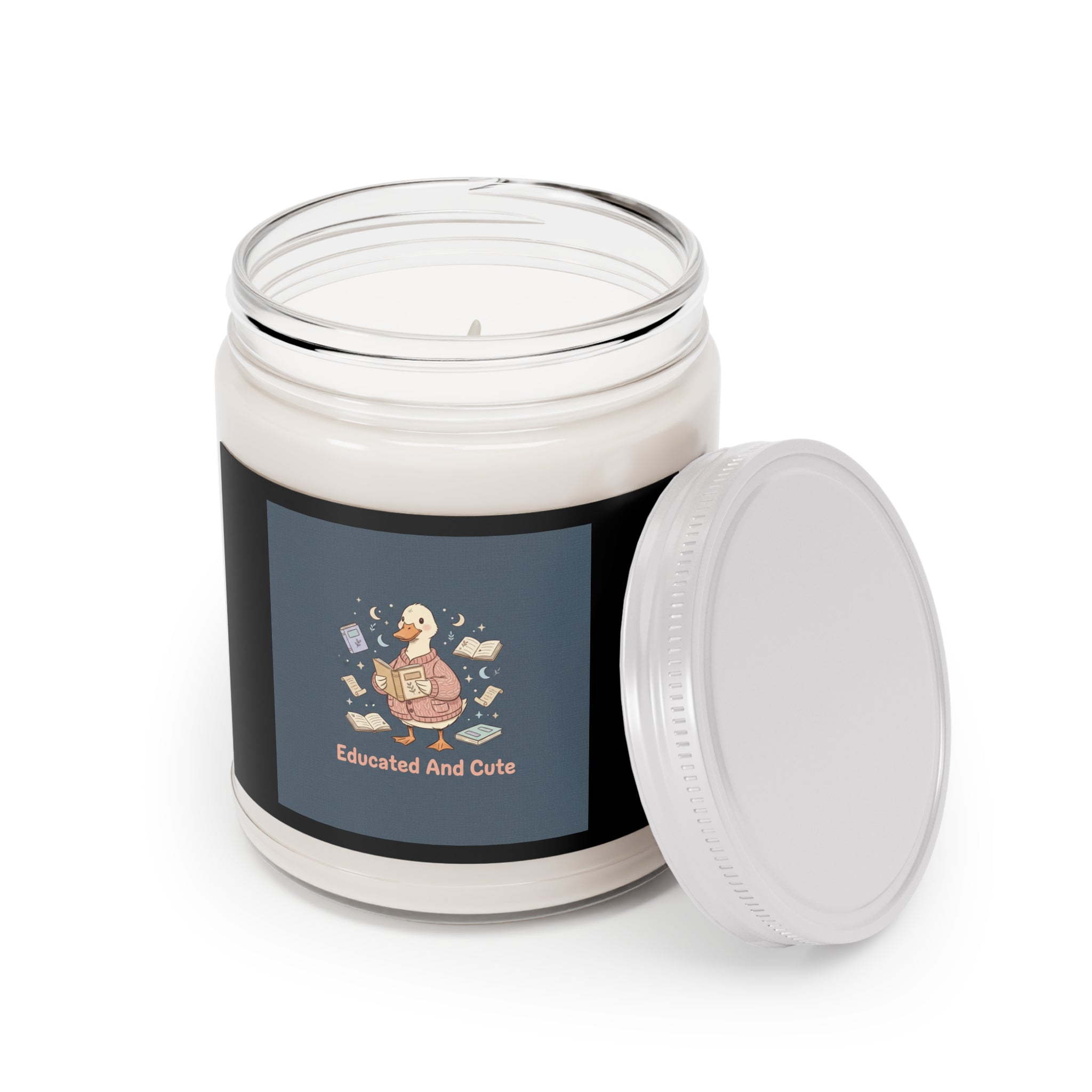 educated and cute Scented Candle