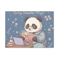 Panda Canvas Print – Degree Loading Spring Semester Magic