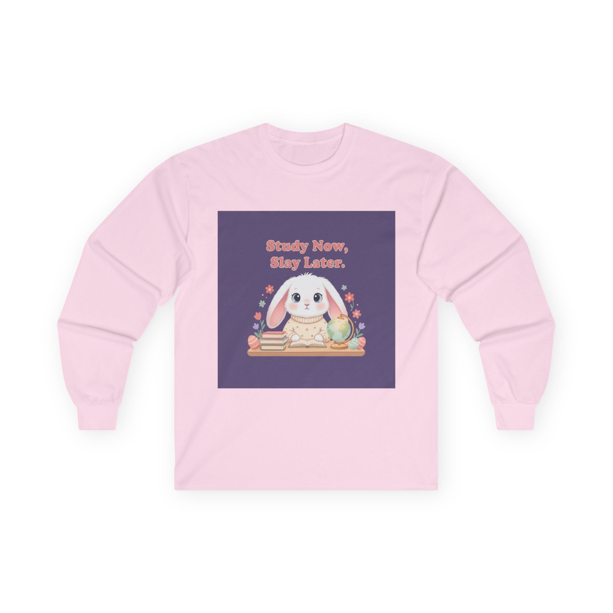 Bunny Long Sleeve Tee – Study Now Slay Later