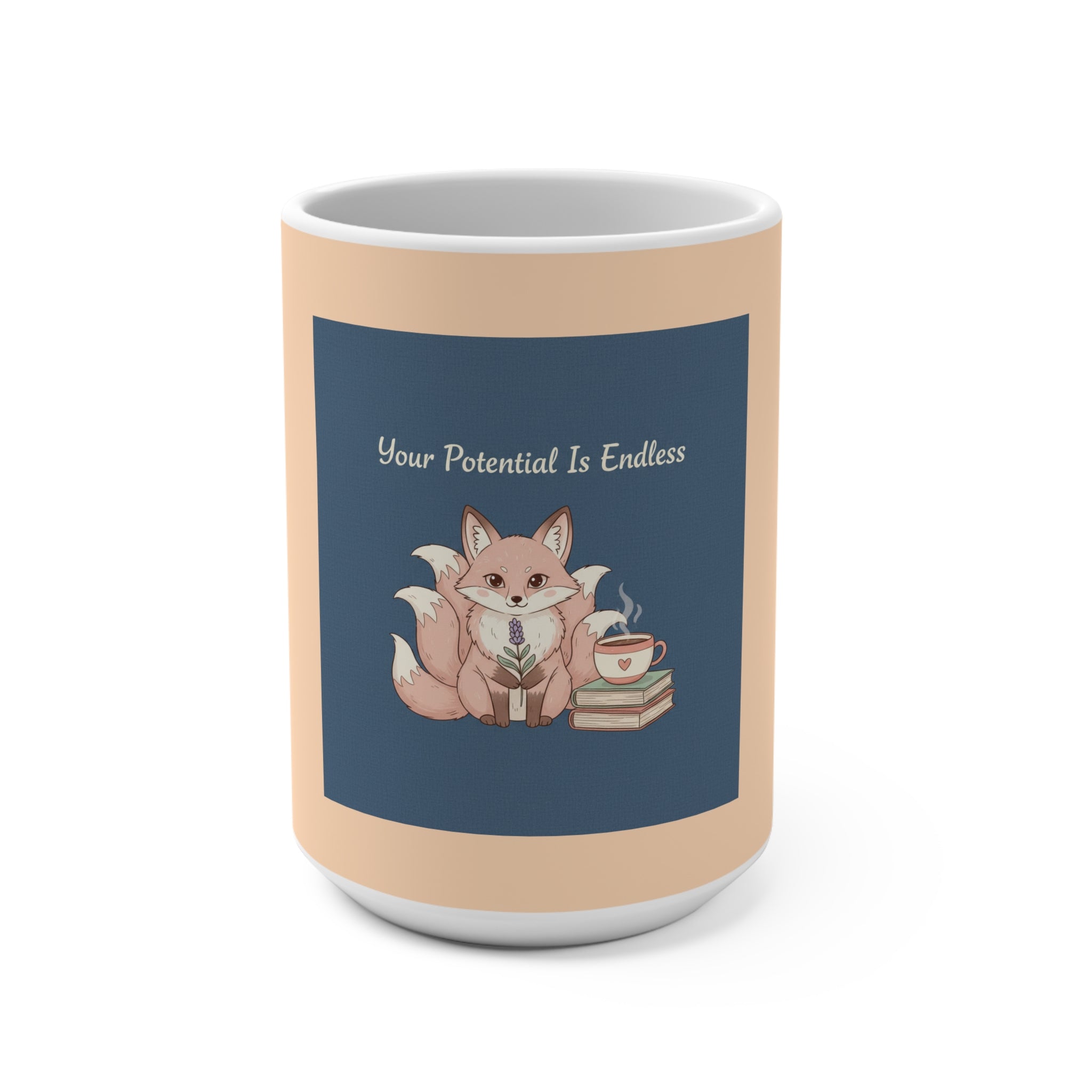 Kitsune Mug 15oz – Your Potential is Endless