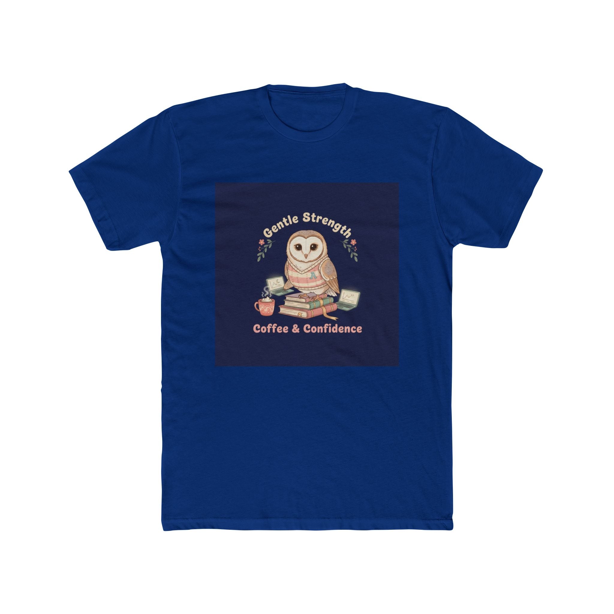 Owl Unisex Tee – Gentle Strength Coffee Confidence
