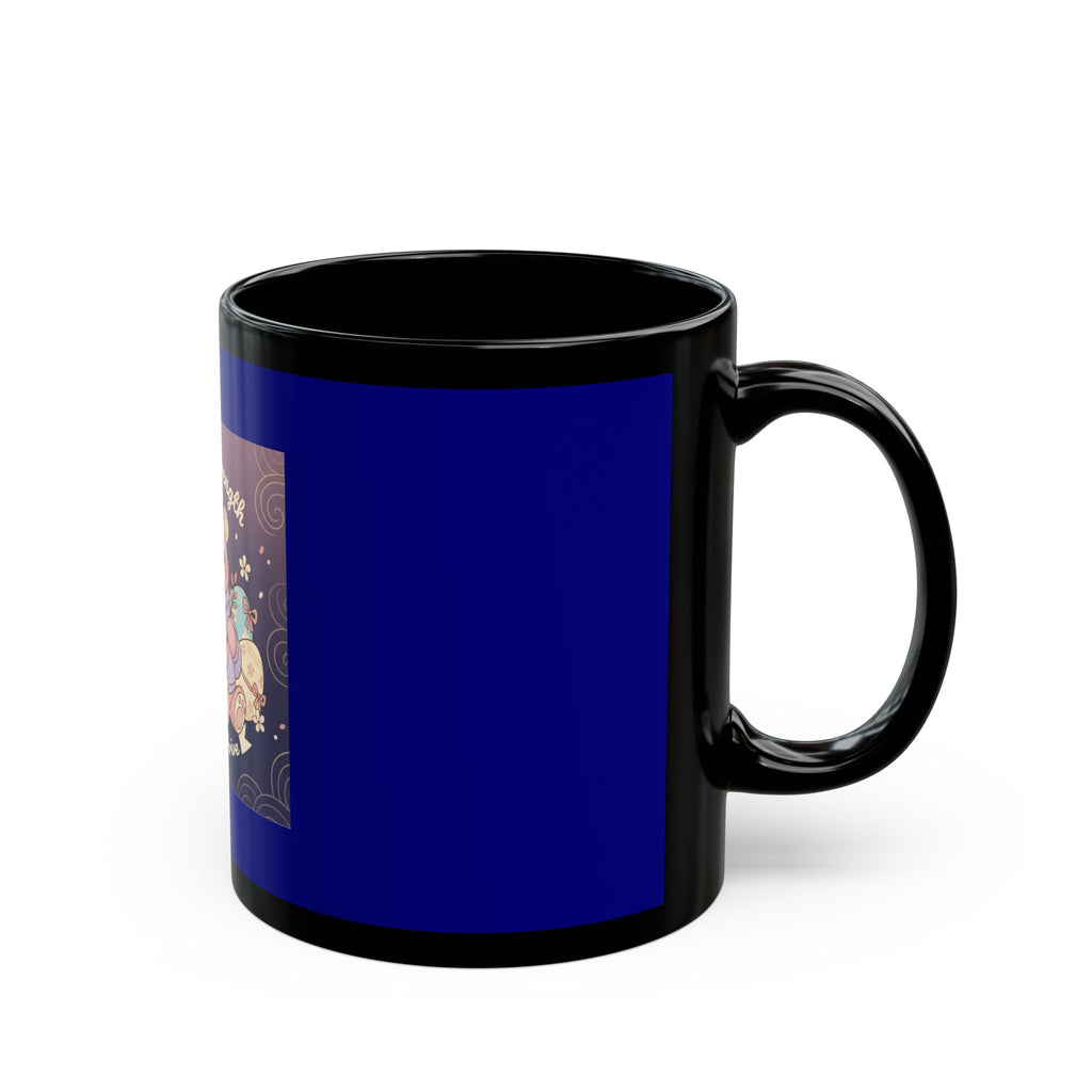 Bear Black Mug 11oz – Gentle Strength Bloom Thrive