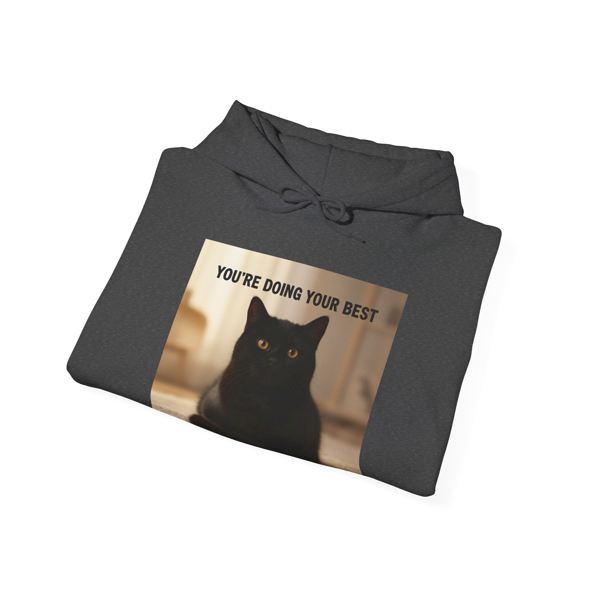 YOU’RE DOING YOUR BEST Cat Hoodie