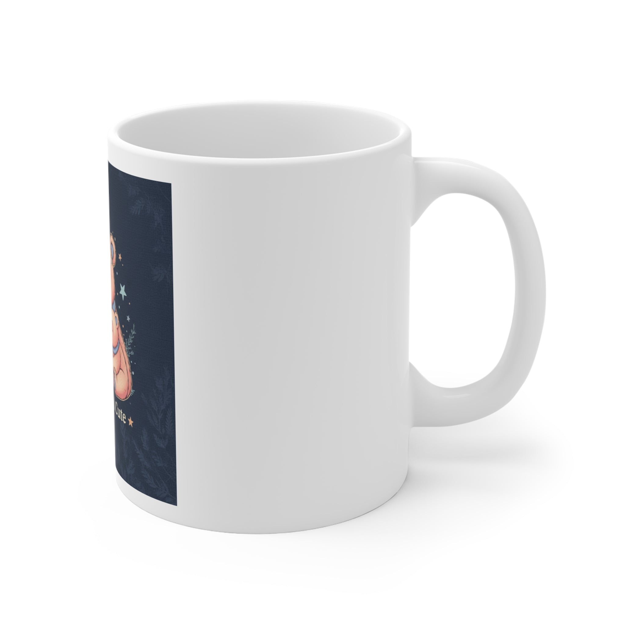 Educated And Cute Bear Mug 11oz