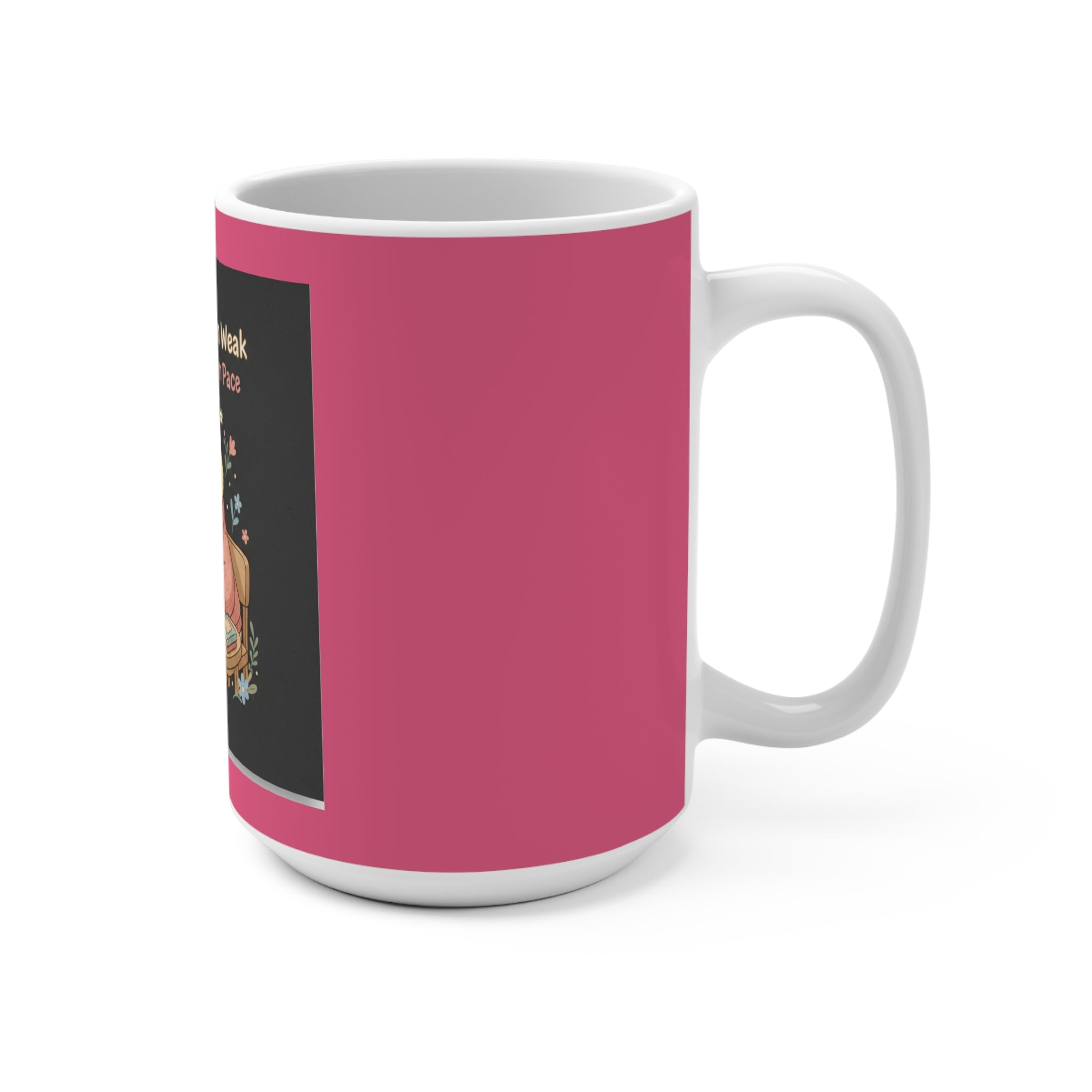 Duck In A Cardigan Mug 15oz – Soft Doesnt Mean Weak Bloom at Your Own