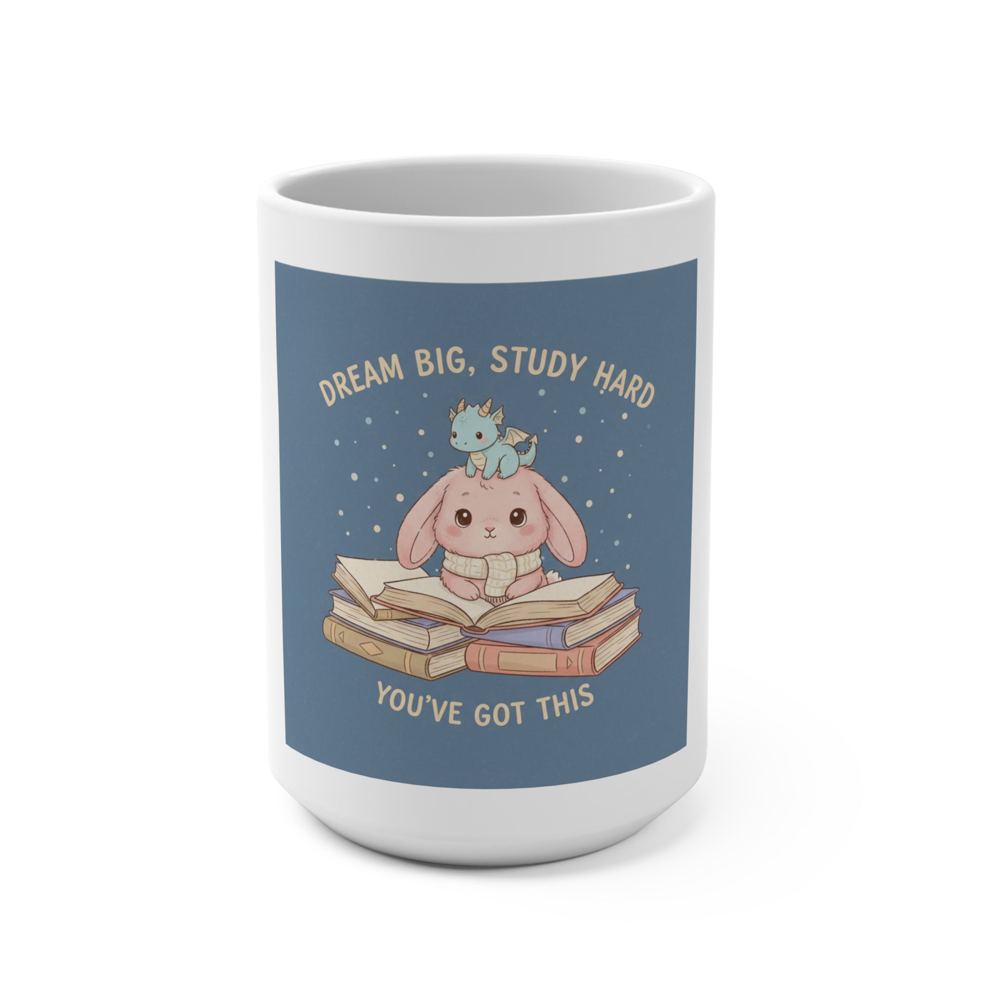 Bear Mug 15oz – Dream Big Study Hard