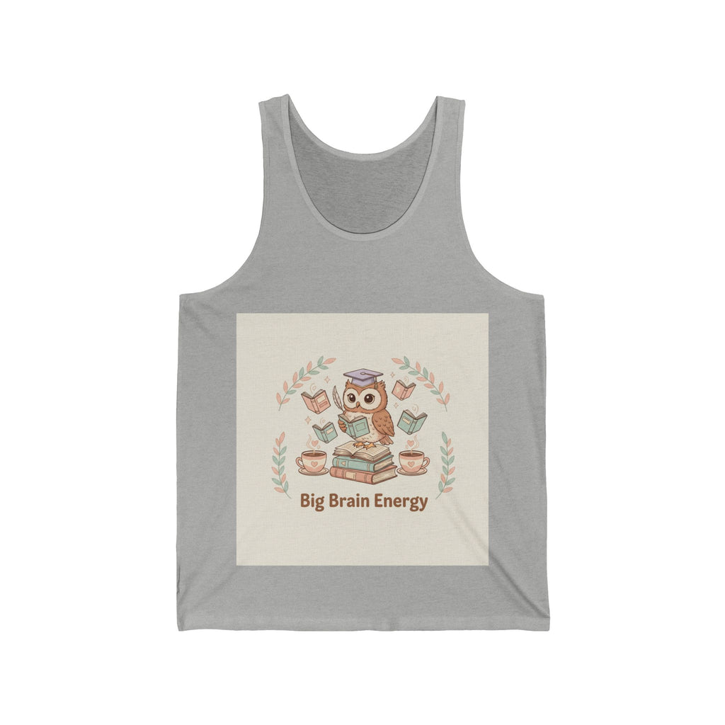 Big Brain Energy Owl Tank Top