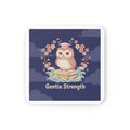 Owl Cork Coaster – Gentle Strength
