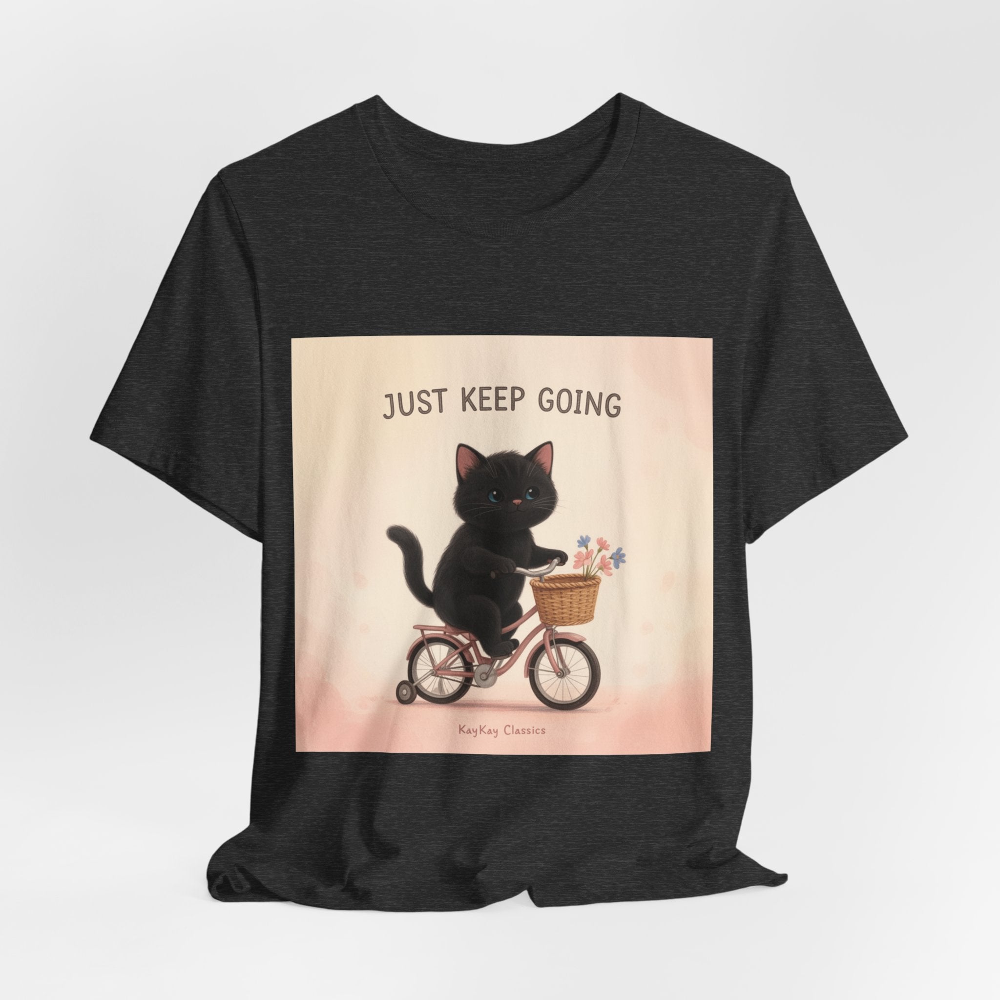 "Life Behind Bars" Black Cat Women Tee | College Girl Gift | Fashion | KayKay Classics