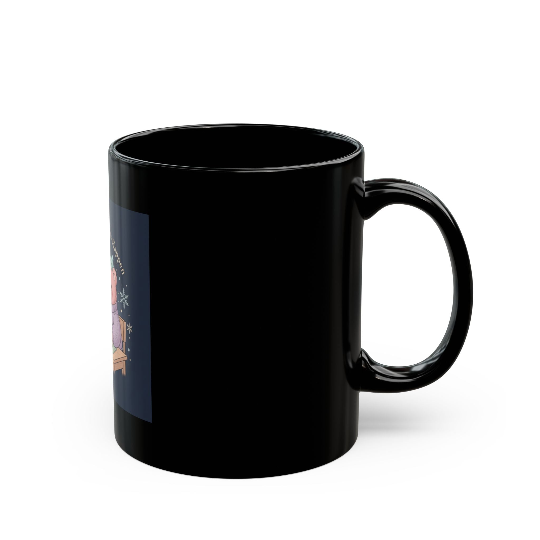 Bear Black Mug 11oz – Making My Dreams Happen