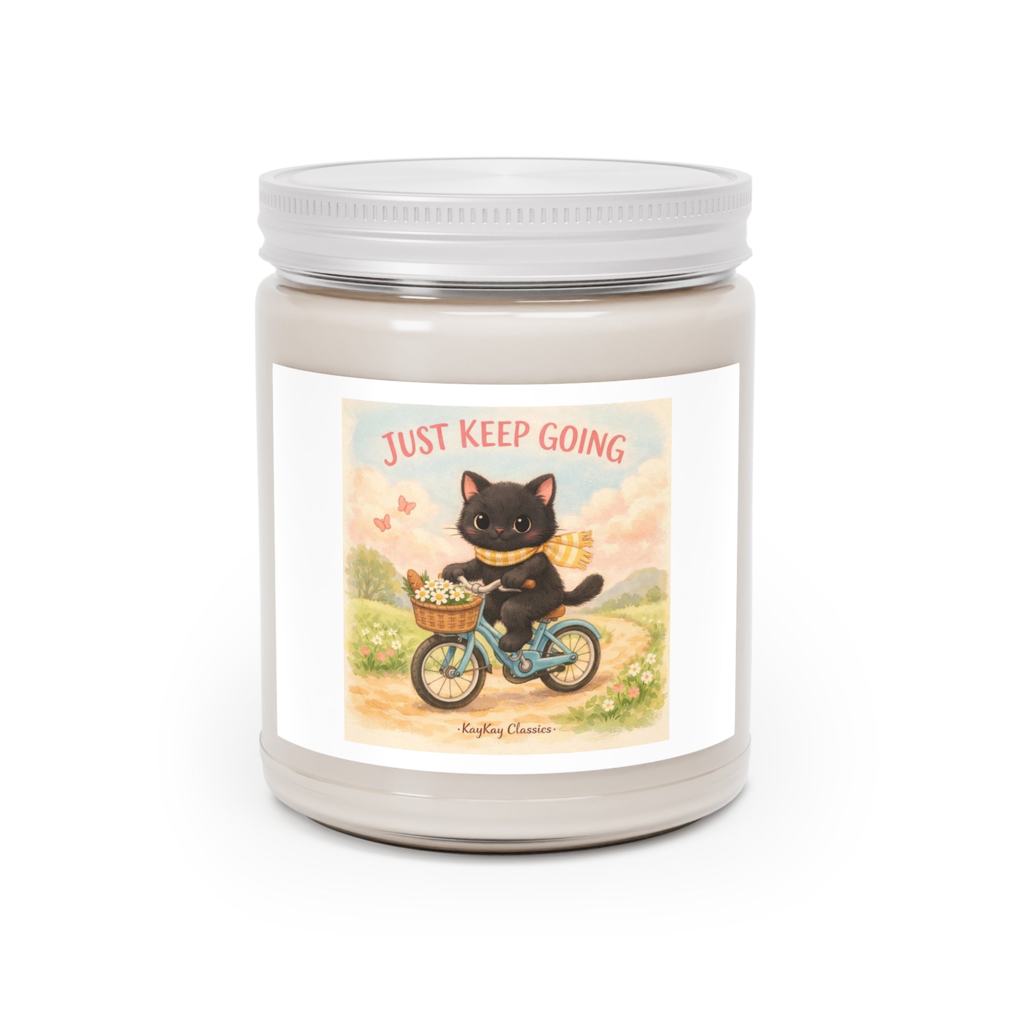 JUST KEEP GOING Cat Scented Candle