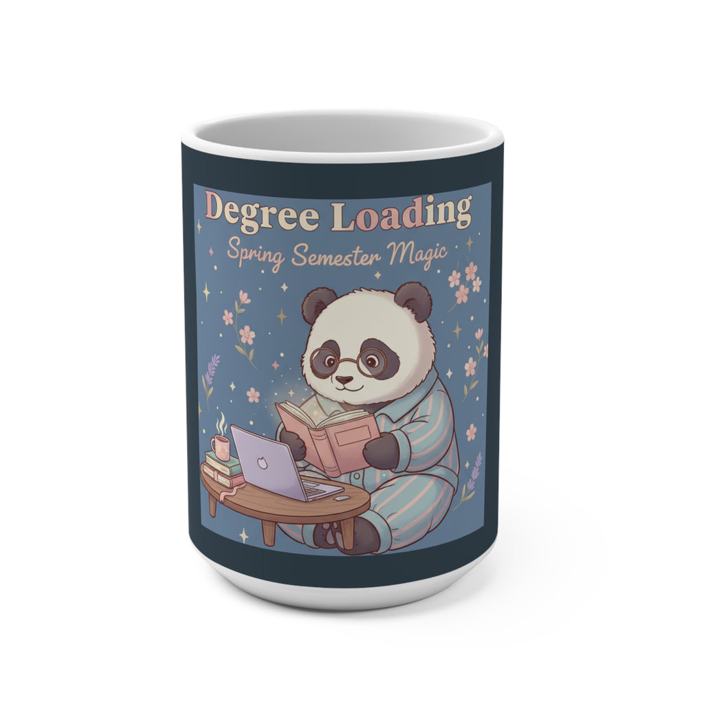Panda Mug 15oz – Degree Loading Spring Semester Magic