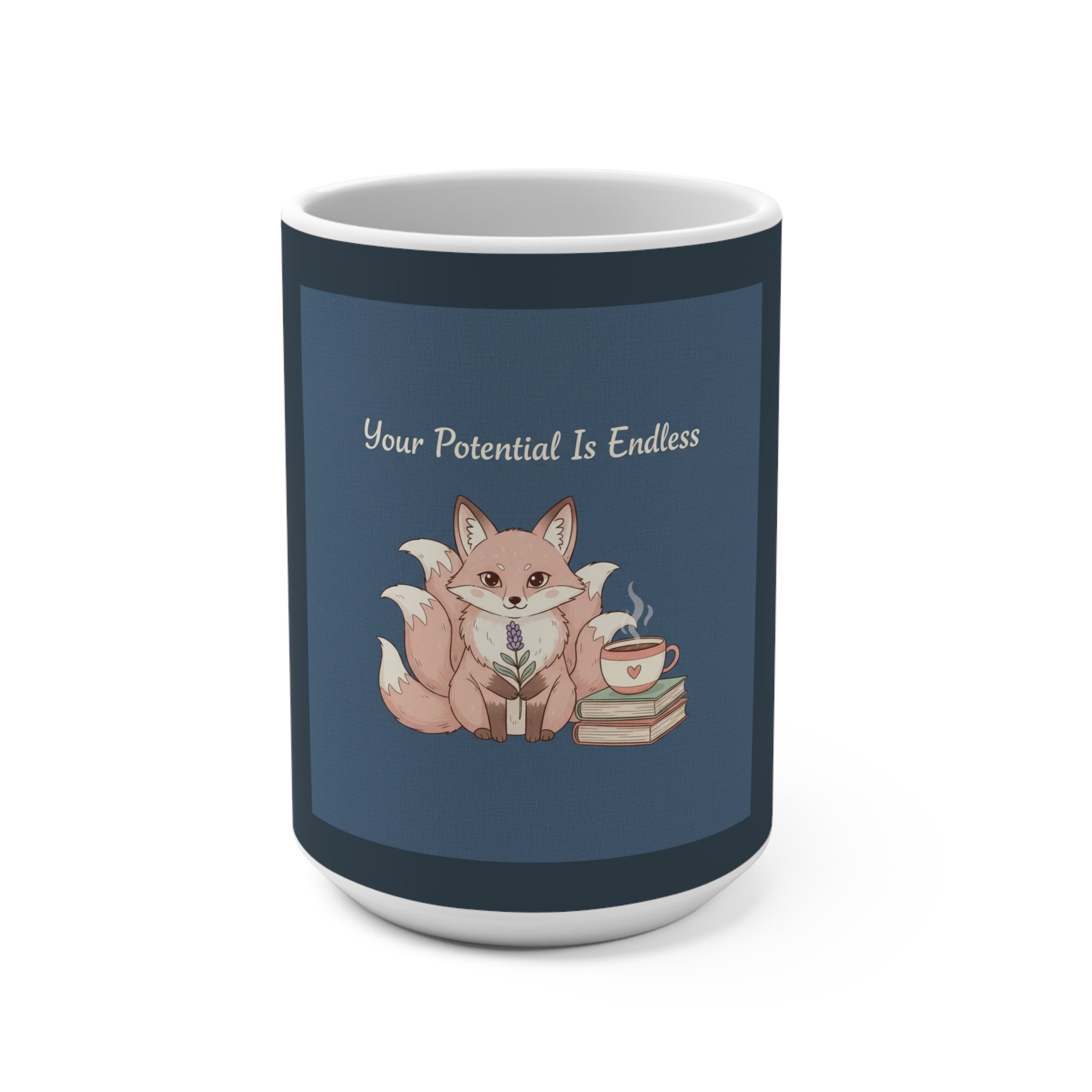 Kitsune Mug 15oz – Your Potential is Endless
