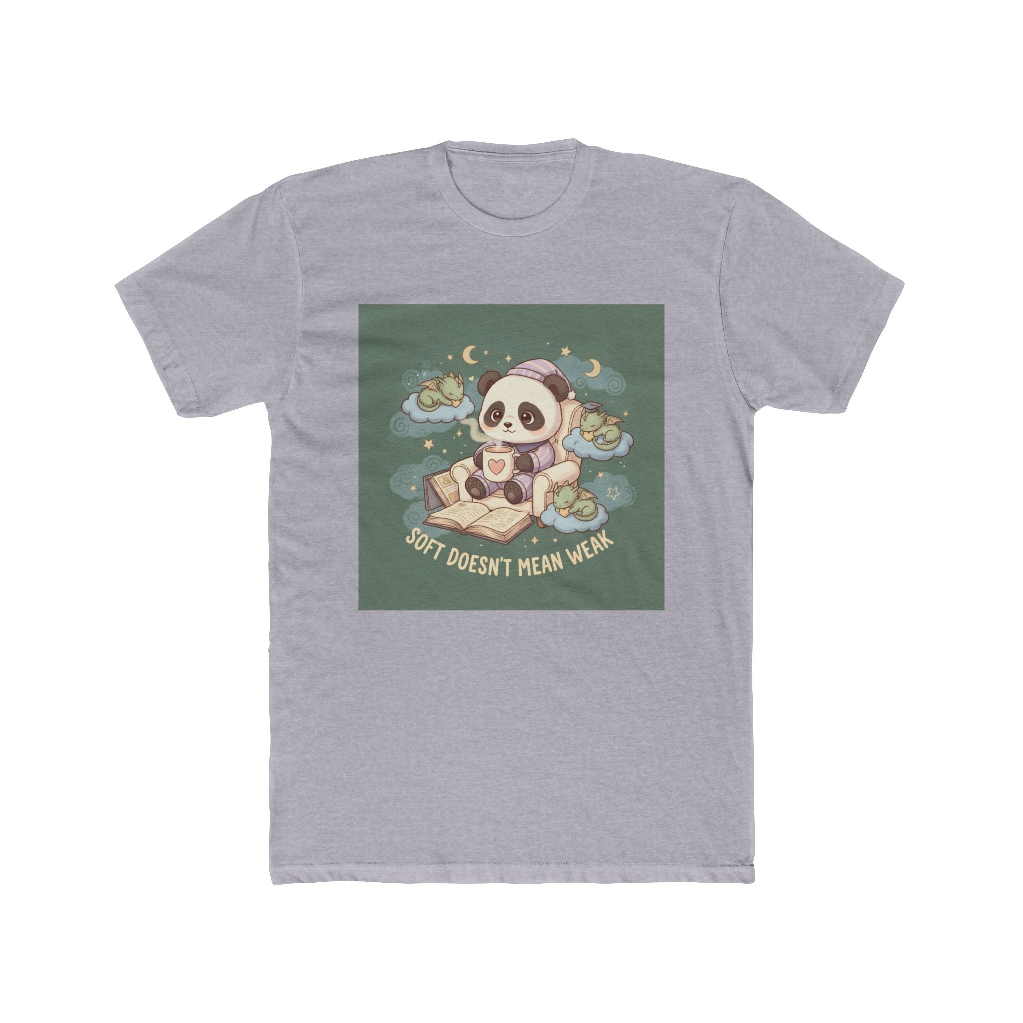 SOFT DOESNT MEAN WEAK Panda Unisex Tee