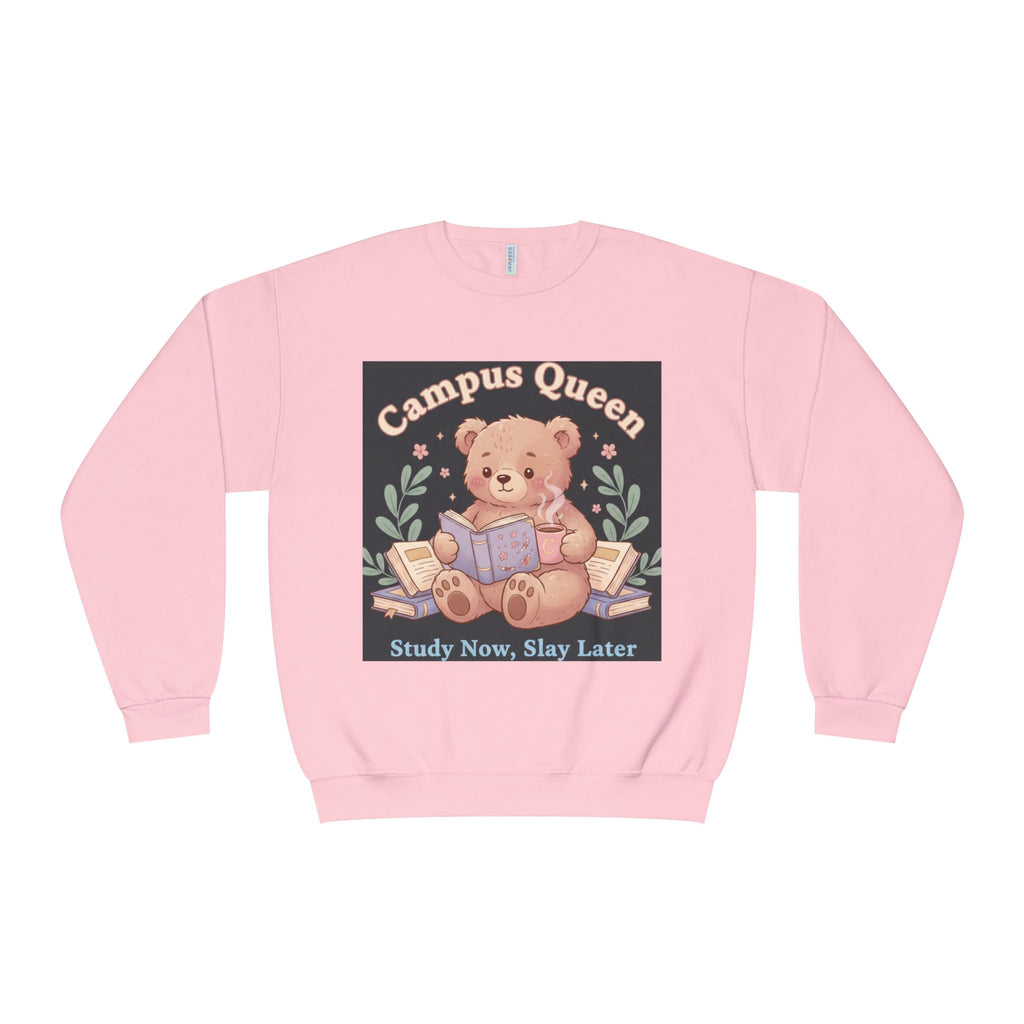 Bear Crewneck Sweatshirt – Campus Queen Study Now Slay Later
