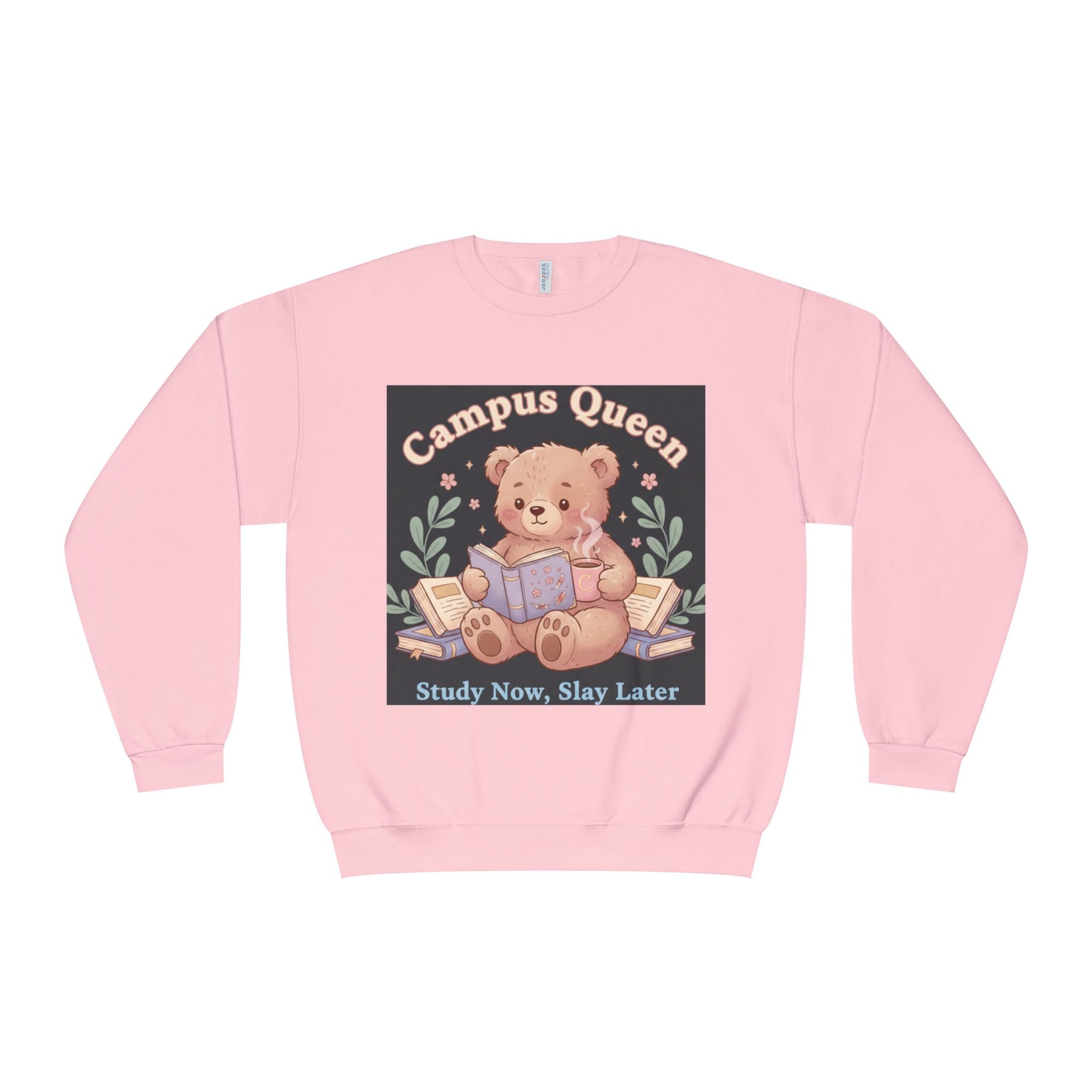 Bear Crewneck Sweatshirt – Campus Queen Study Now Slay Later