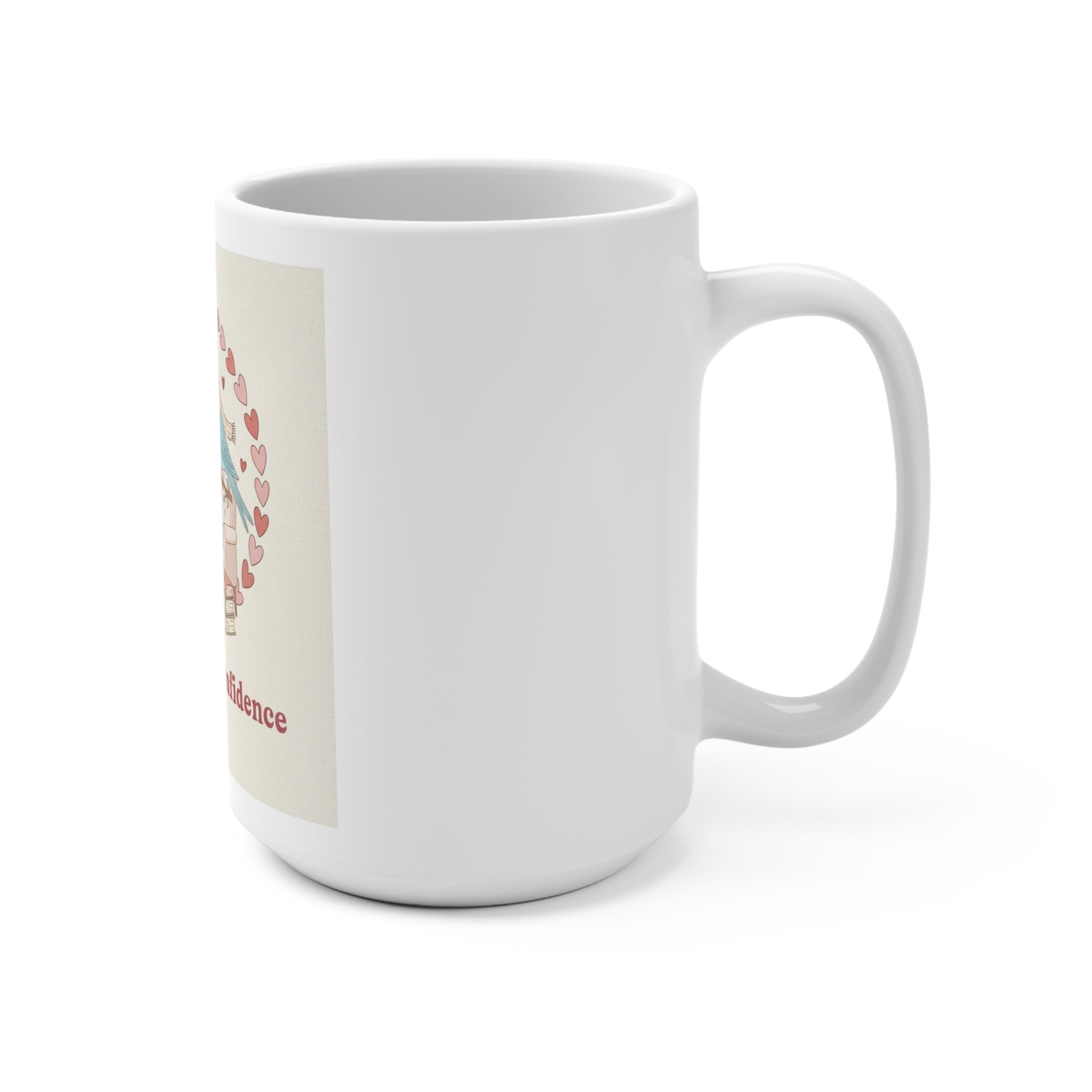 Coffee And Confidence Birds Mug 15oz