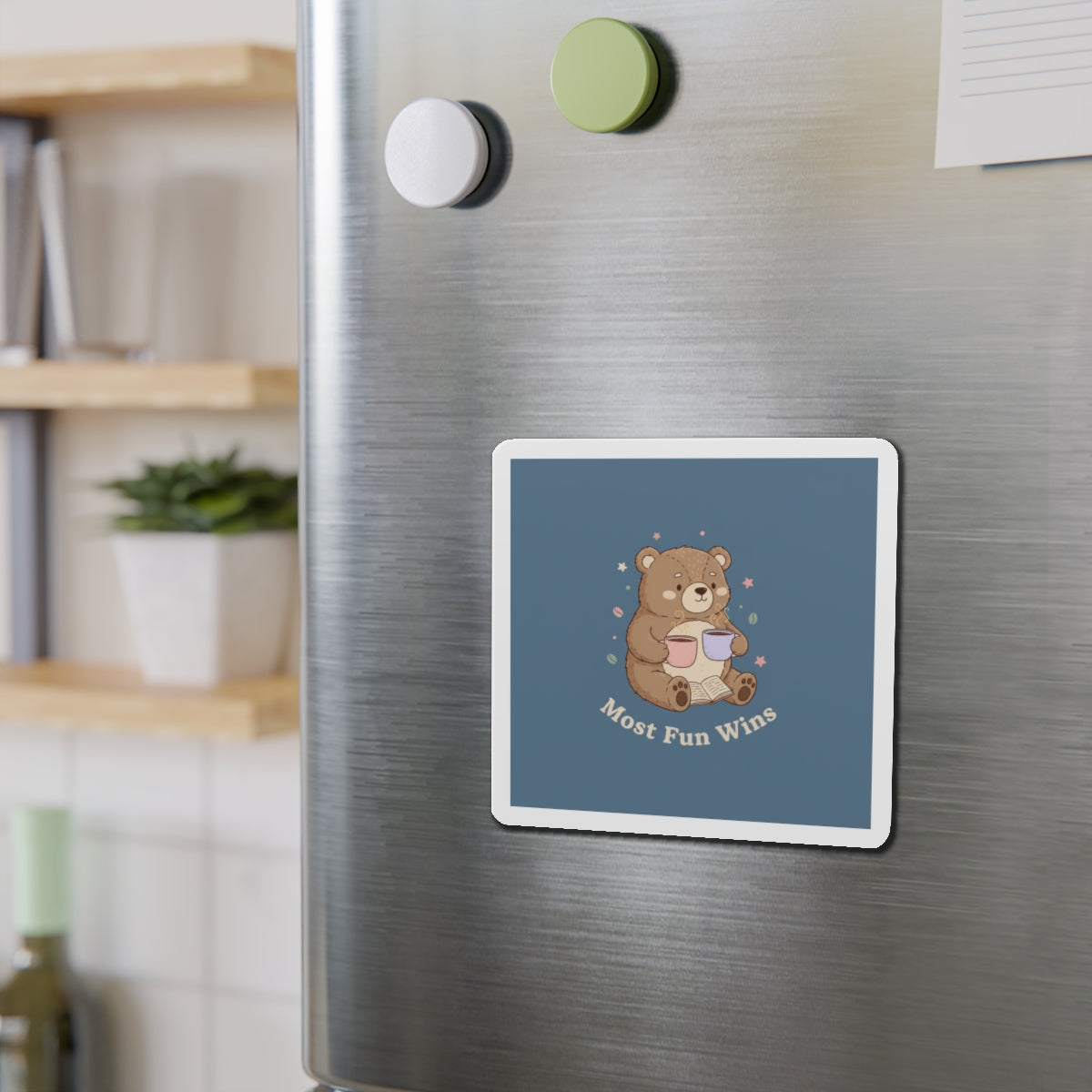 Bear Die-Cut Magnet – Most Fun Wins