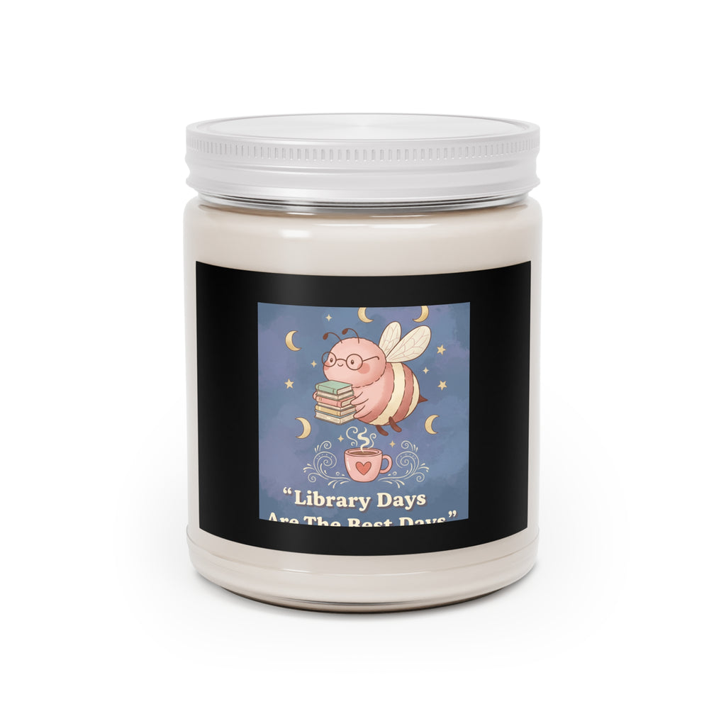 Bee Scented Candle – Library Days Are the Best Days