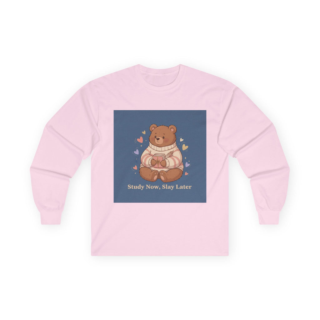 Bear Long Sleeve Tee – Study Now Slay Later