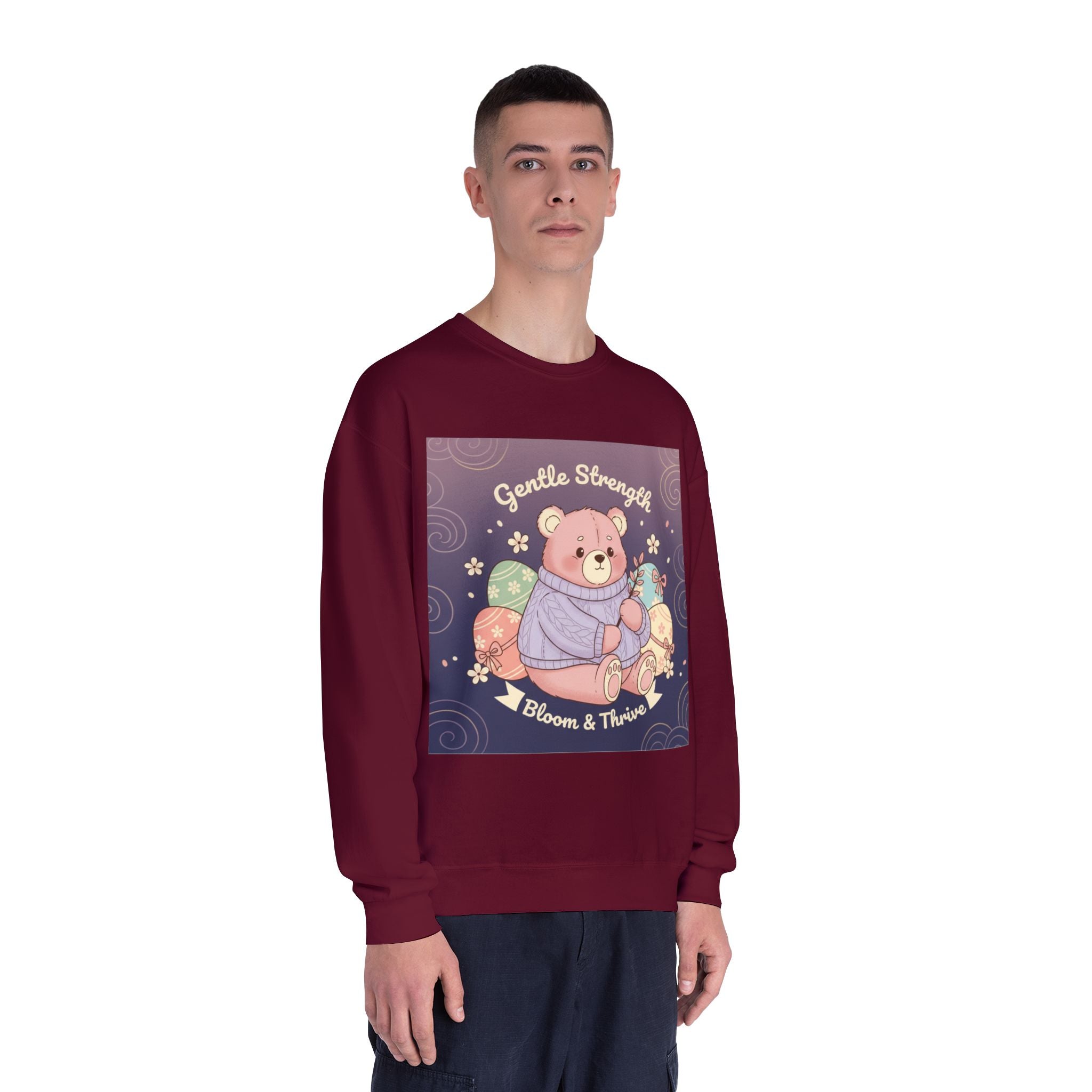 Bear Crewneck Sweatshirt – Gentle Strength Bloom Thrive