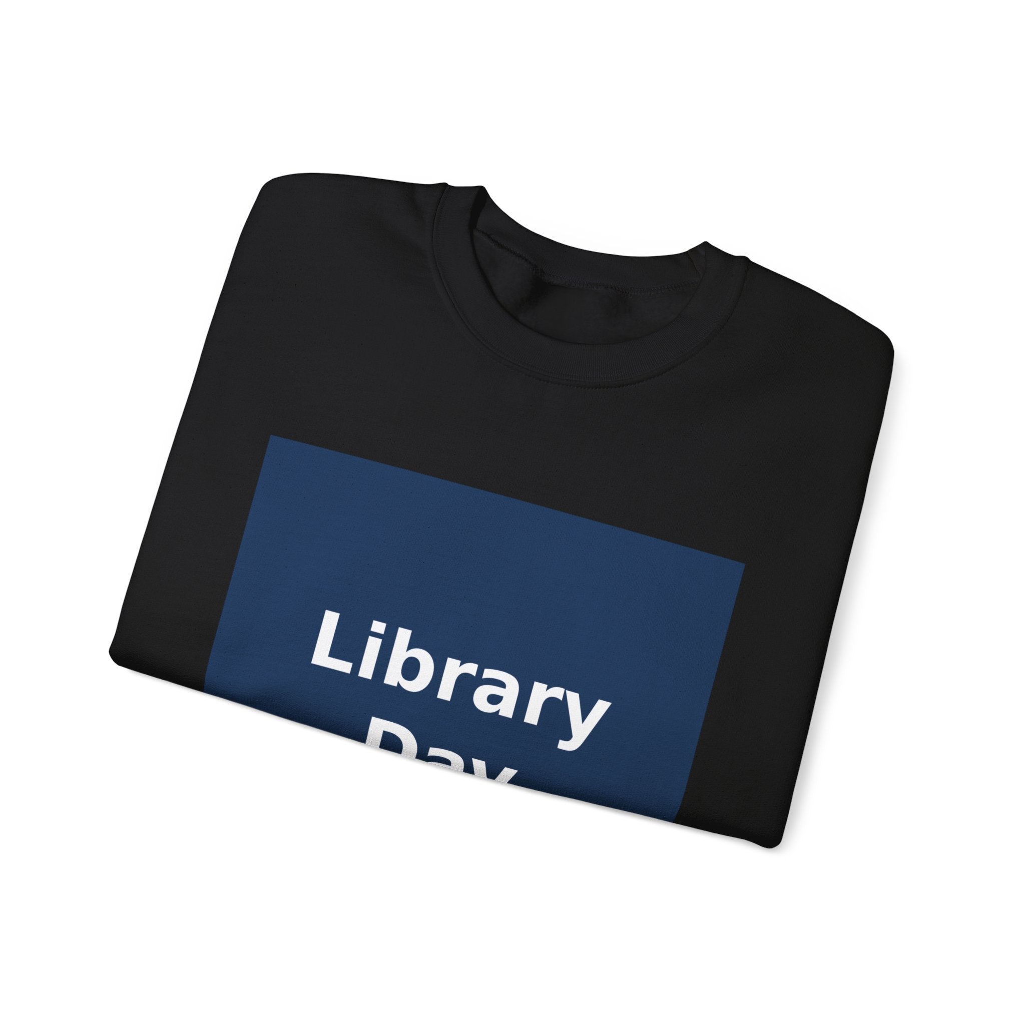 "Library Day" Black Cat Crewneck | College Girl Gift | Fashion | KayKay Classics