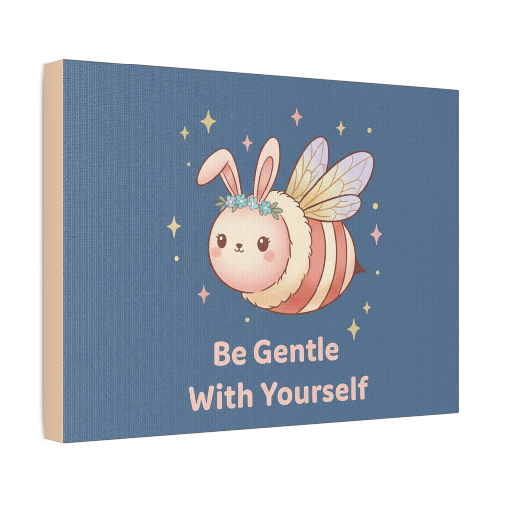 Honeybee Canvas Print – Be Gentle With Yourself