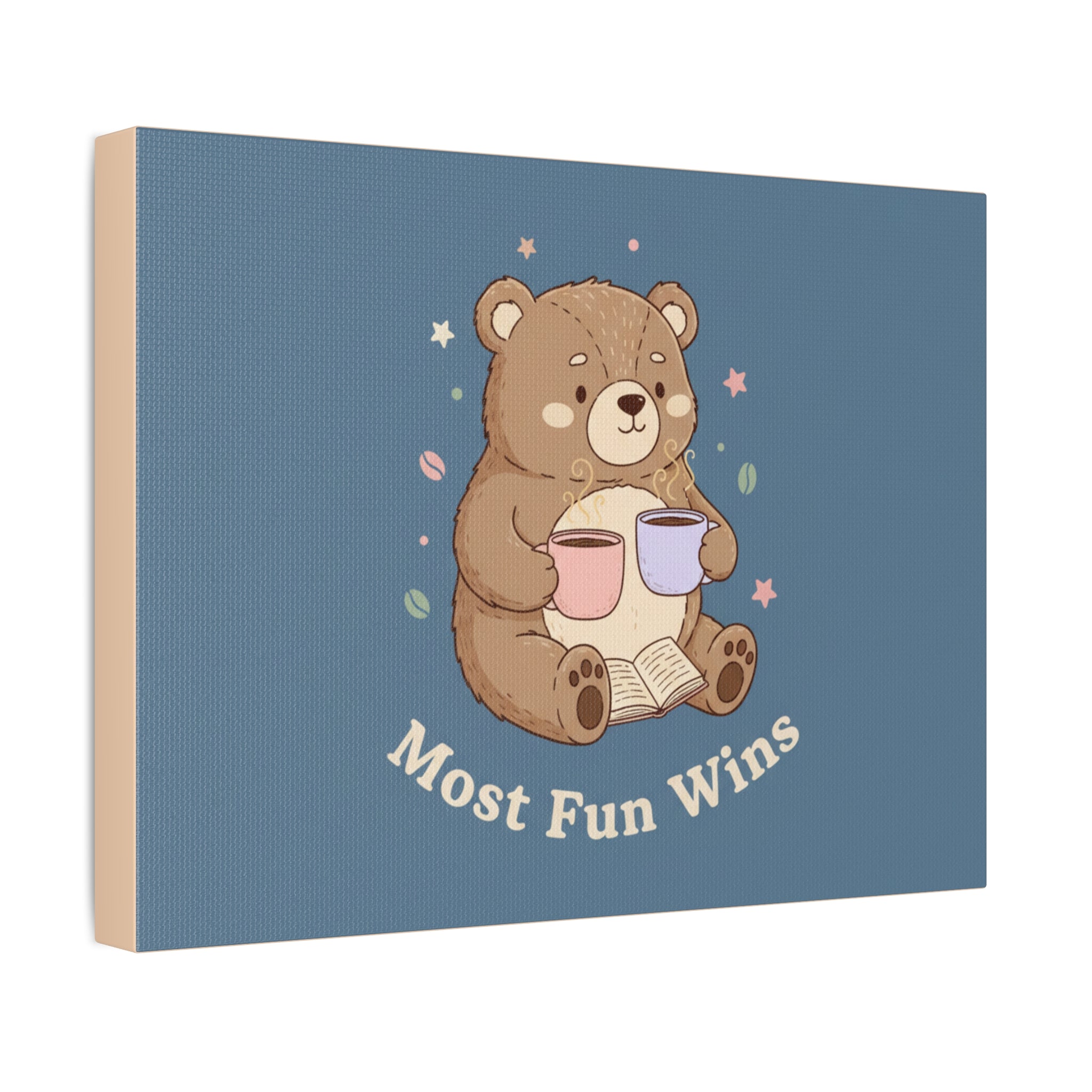 Bear Canvas Print – Most Fun Wins