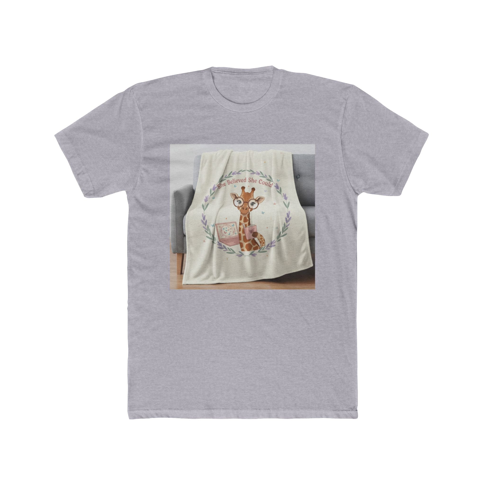 She Believed She Could Giraffe Unisex Tee