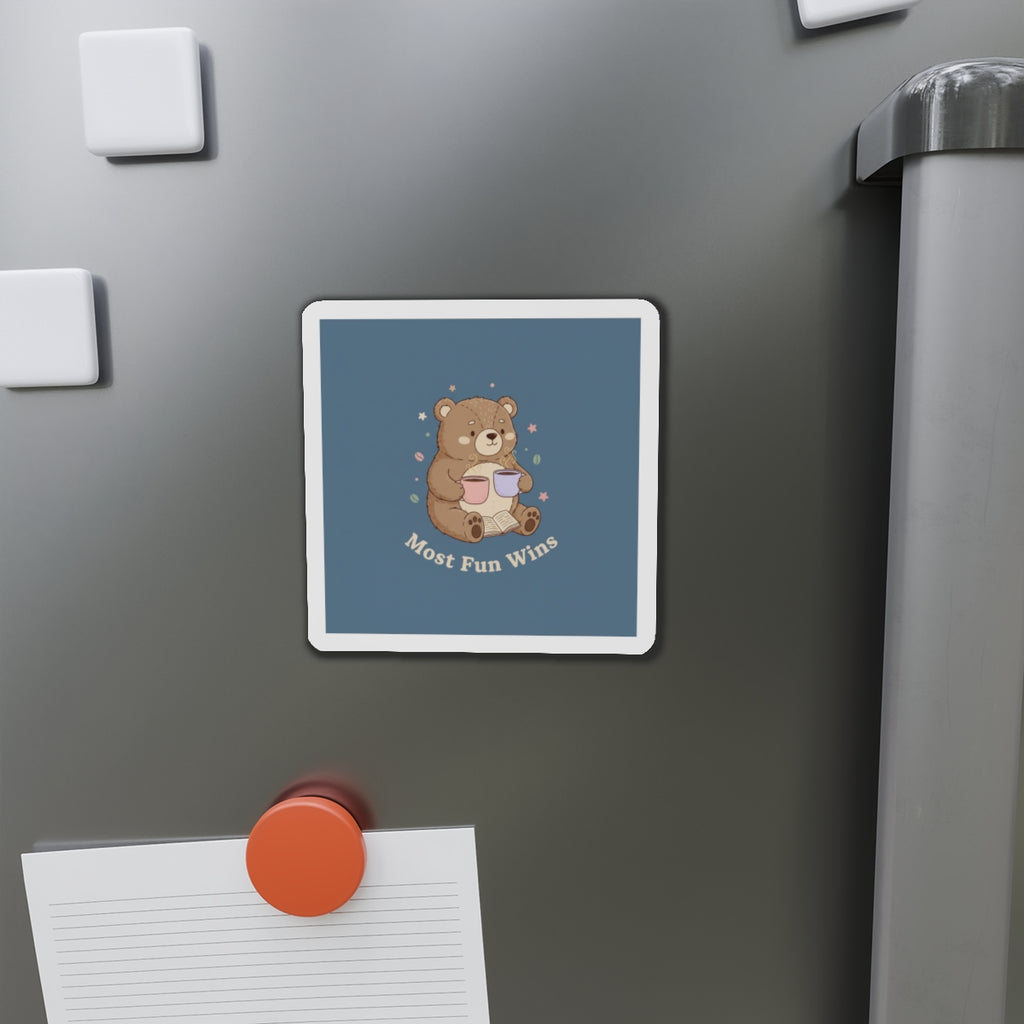 Bear Die-Cut Magnet – Most Fun Wins