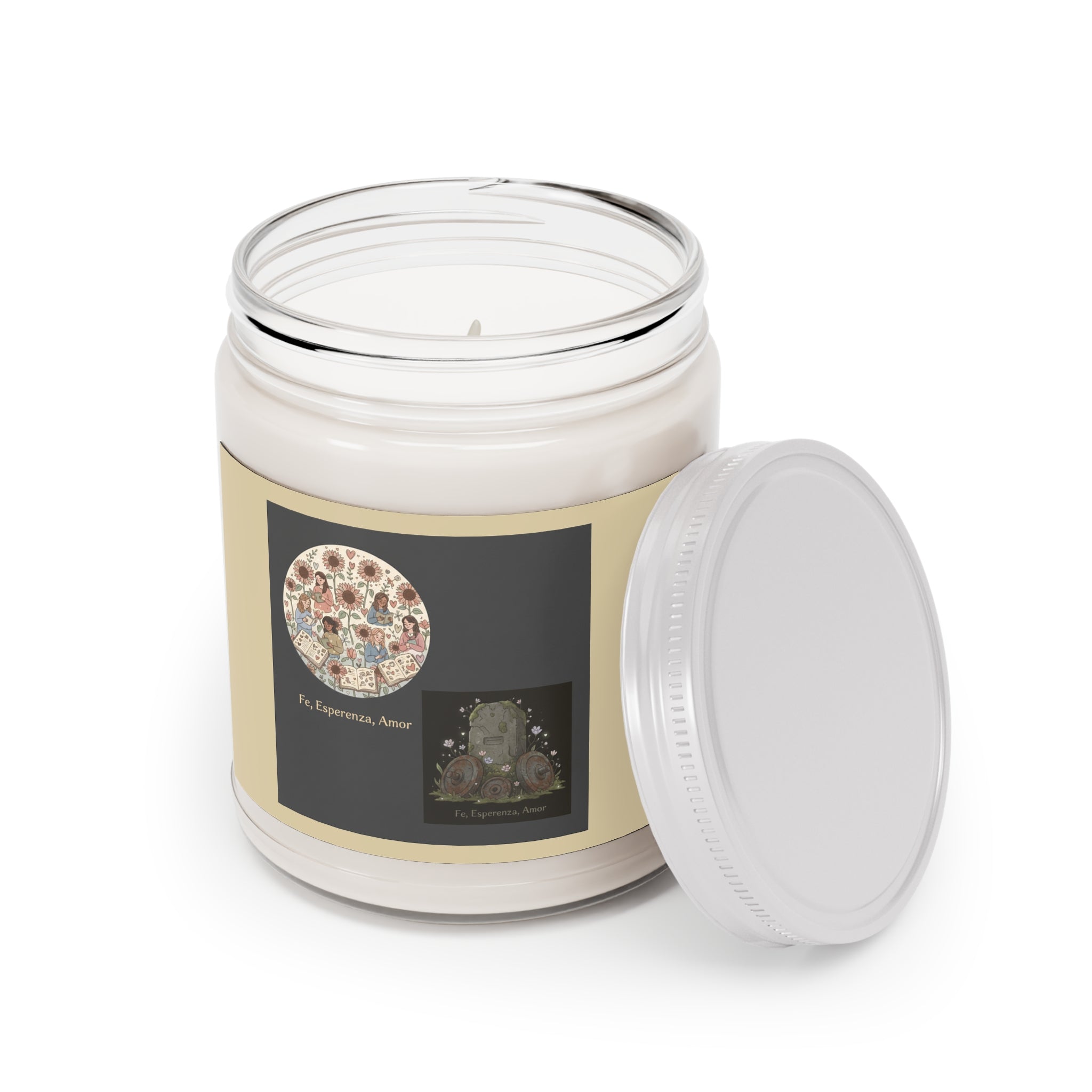 Fe, Esperanza, Amor Scented Candle
