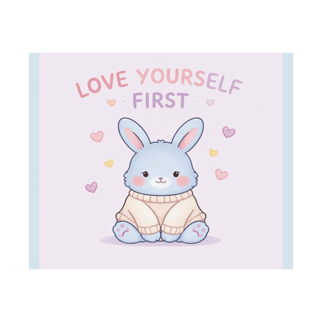 "LOVE YOURSELF FIRST" Black Cat Poster | College Girl Gift | Fashion | KayKay Classics