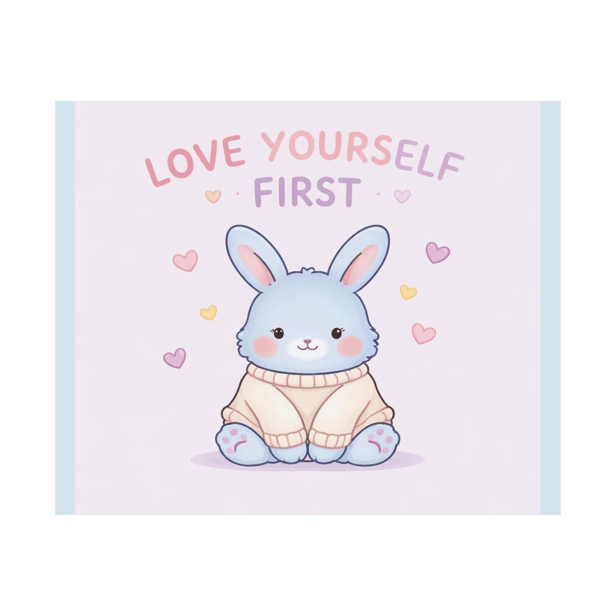 "LOVE YOURSELF FIRST" Black Cat Poster | College Girl Gift | Fashion | KayKay Classics