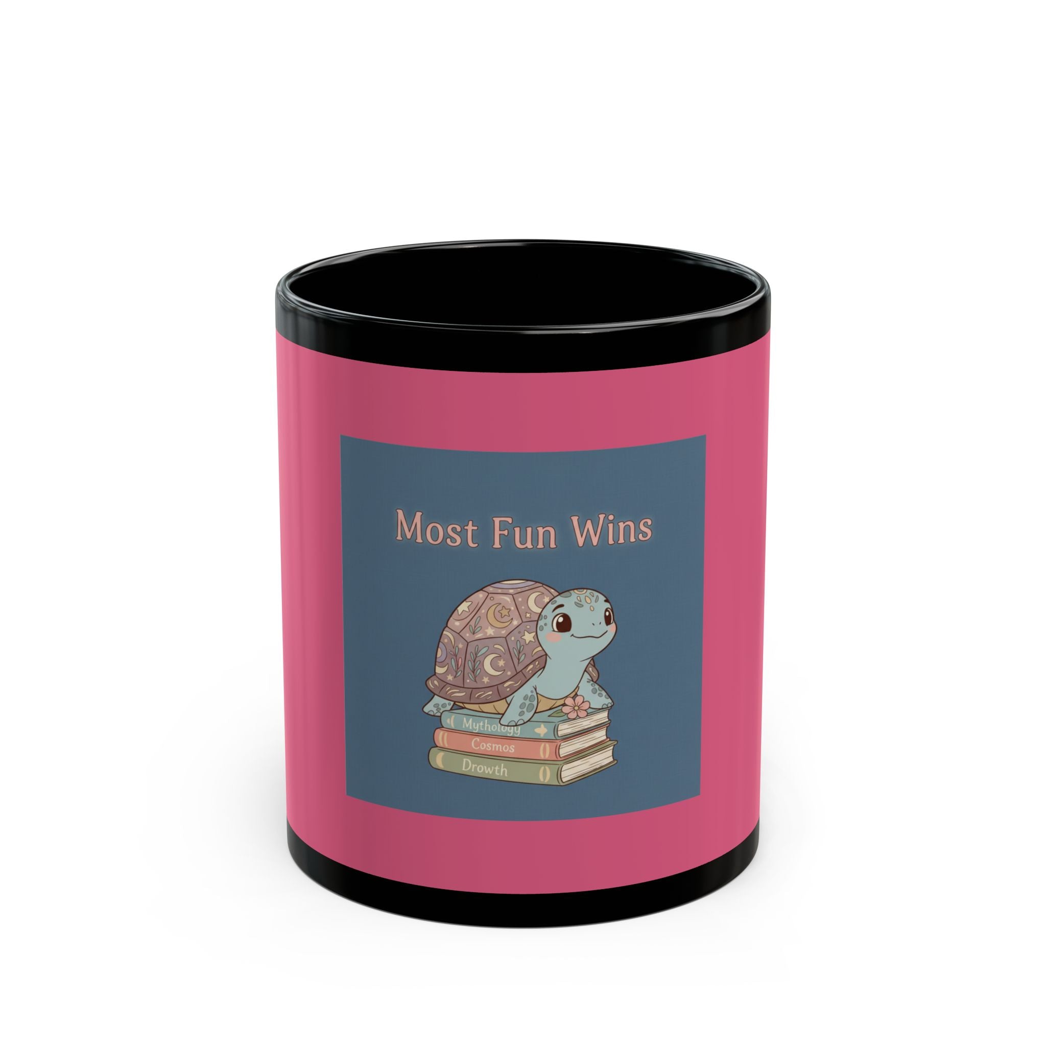 Turtle Black Mug 11oz – Most Fun Wins