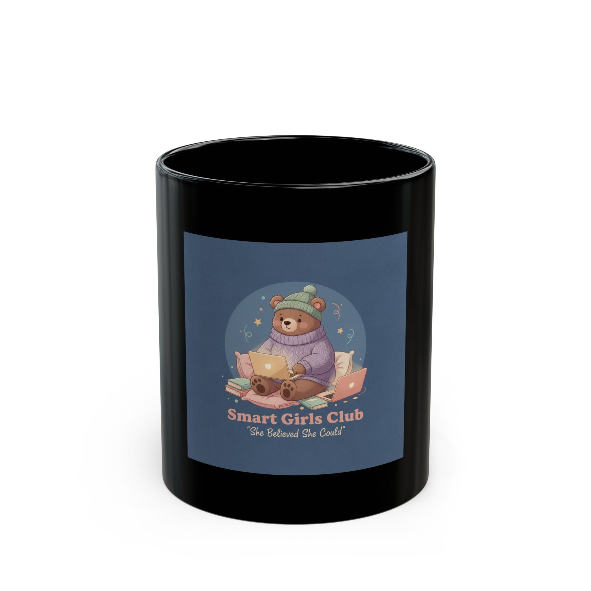 Bear Black Mug 11oz – Smart Girls Club
