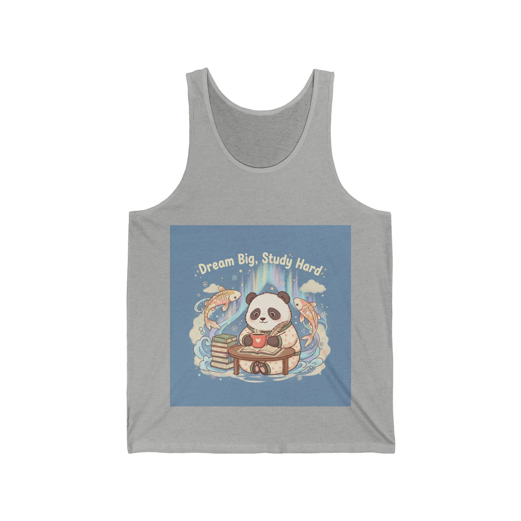 Dream Big, Study Hard Panda Tank Top