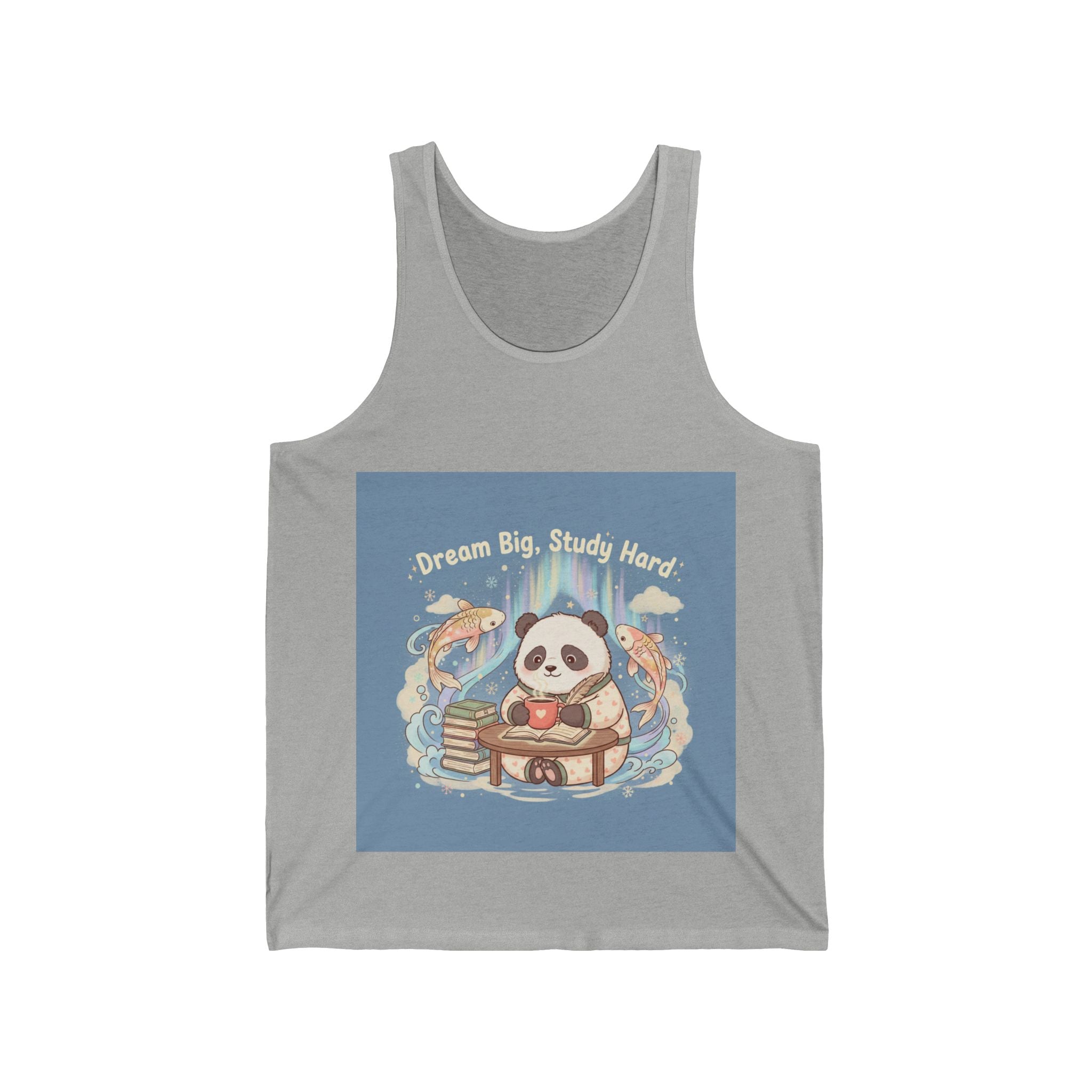 Dream Big, Study Hard Panda Tank Top